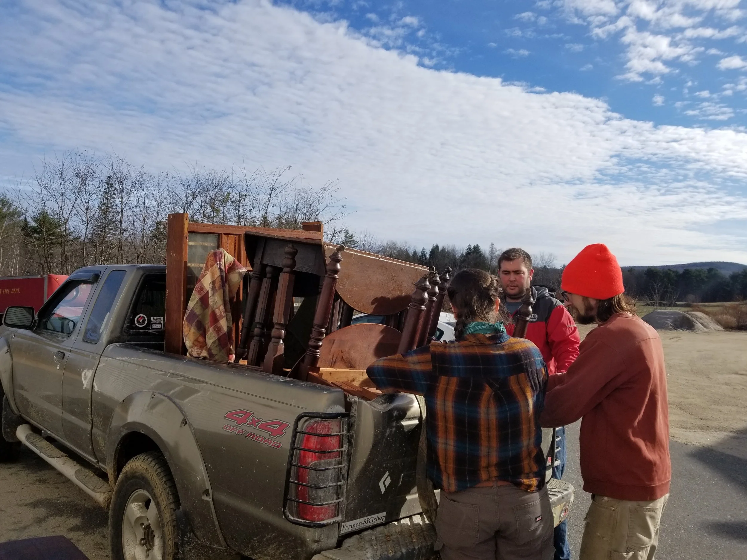 Some of the collection moving back in...