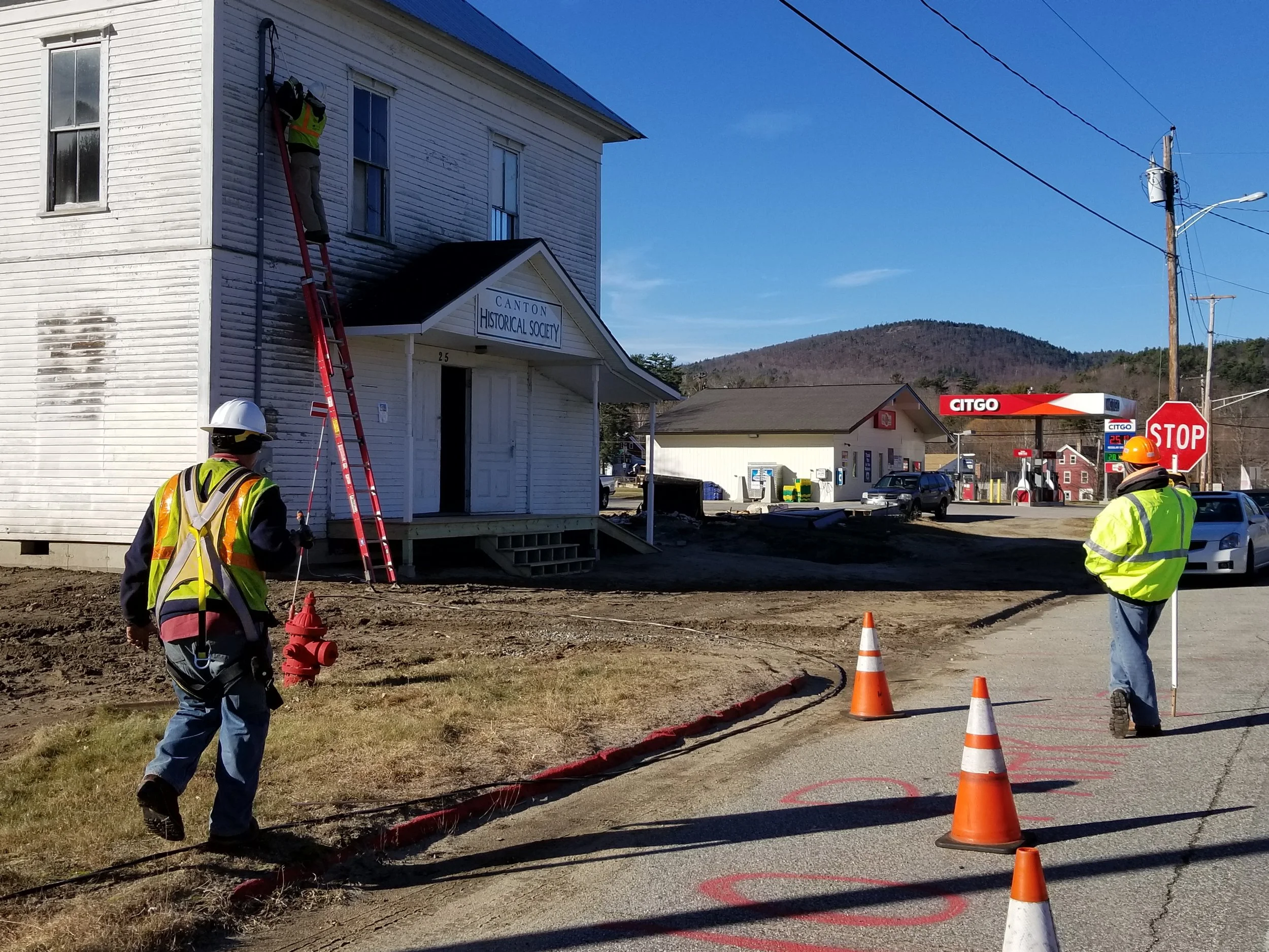 Getting energized. Thank you Central Maine Power!