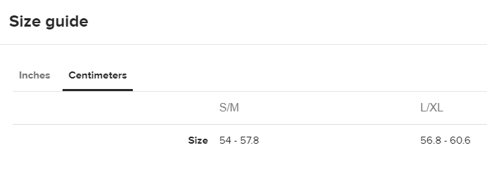 SUPP UP Flexfit Baseball Hat Size Guide Metric.png