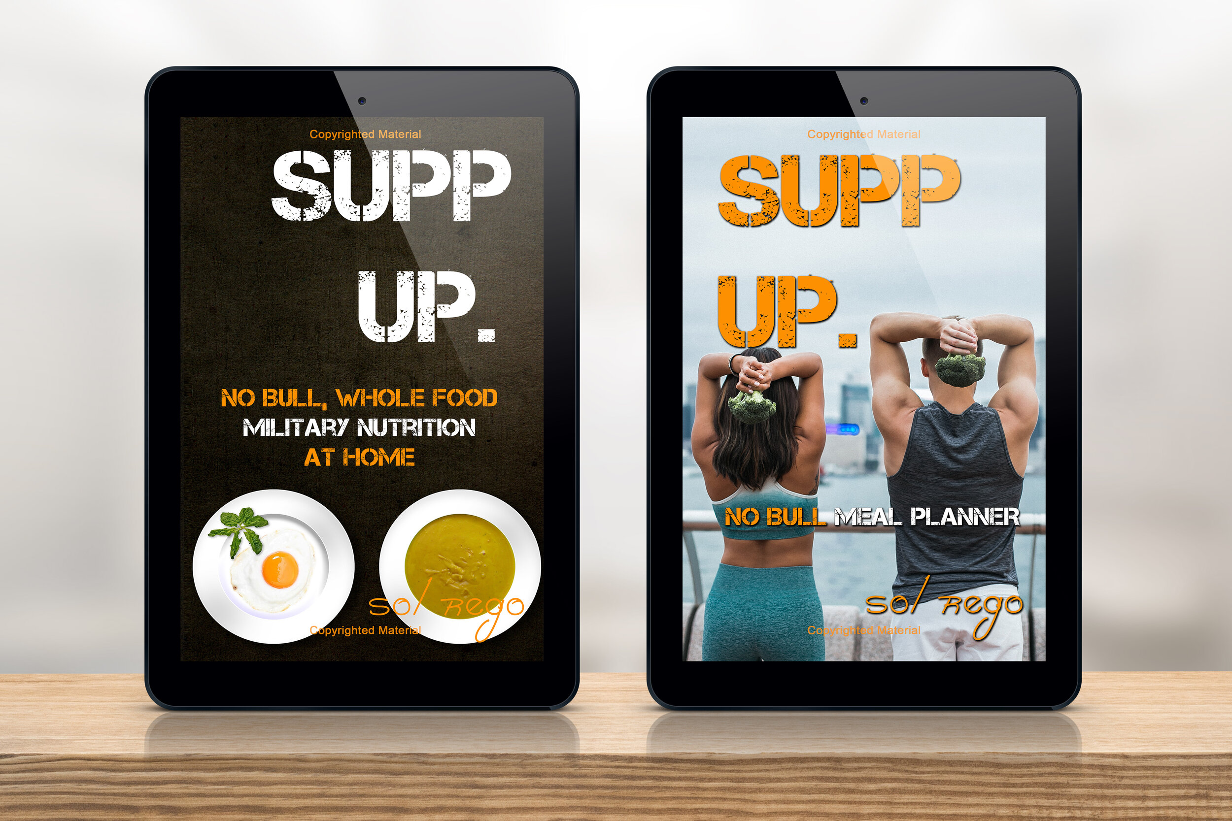 SUPP UP. No Bull, Whole Food Military Nutrition at Home + Meal Planner Bundle — SUPP UP.