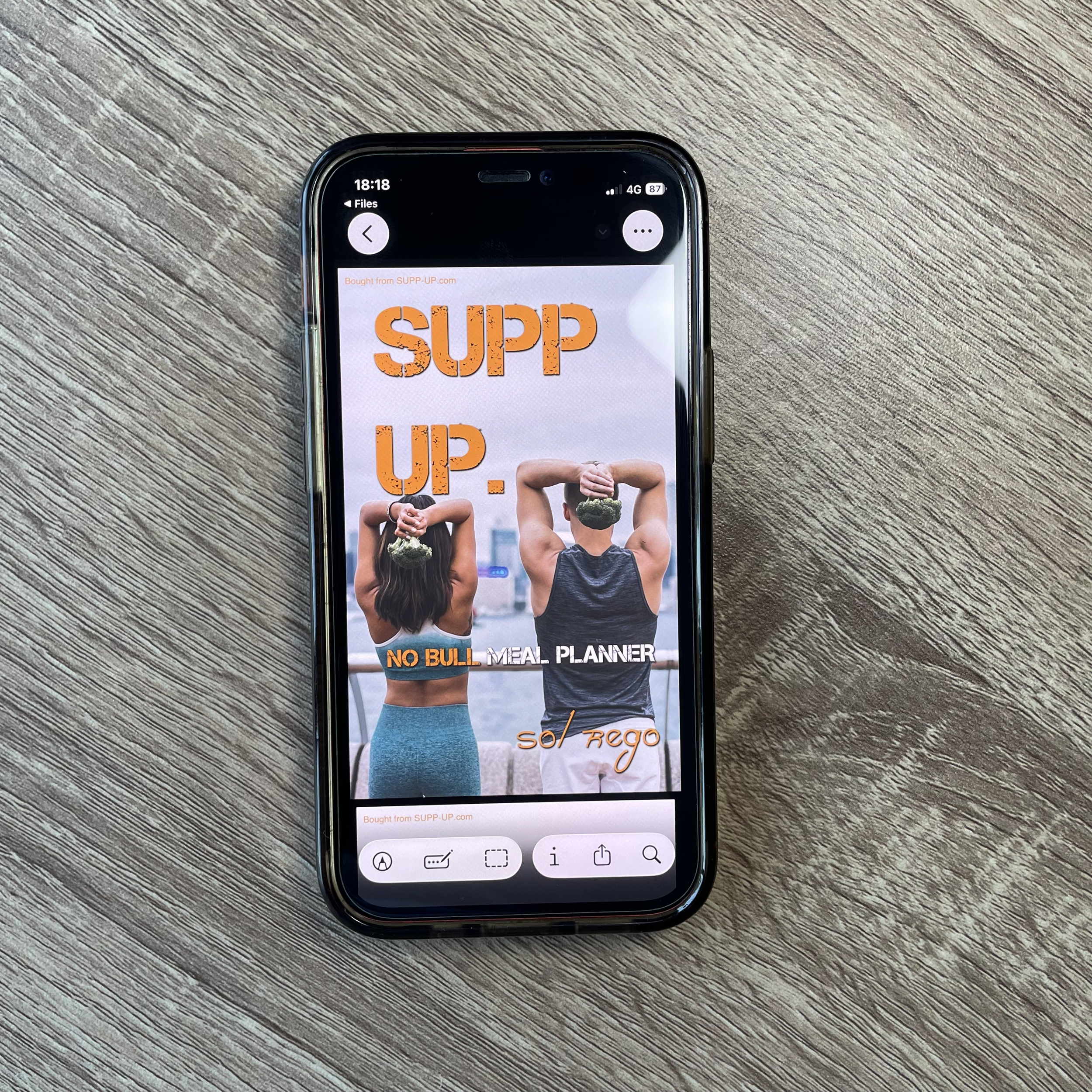 SUPP UP. No Bull Meal Planner 2026 Cover Photo.png