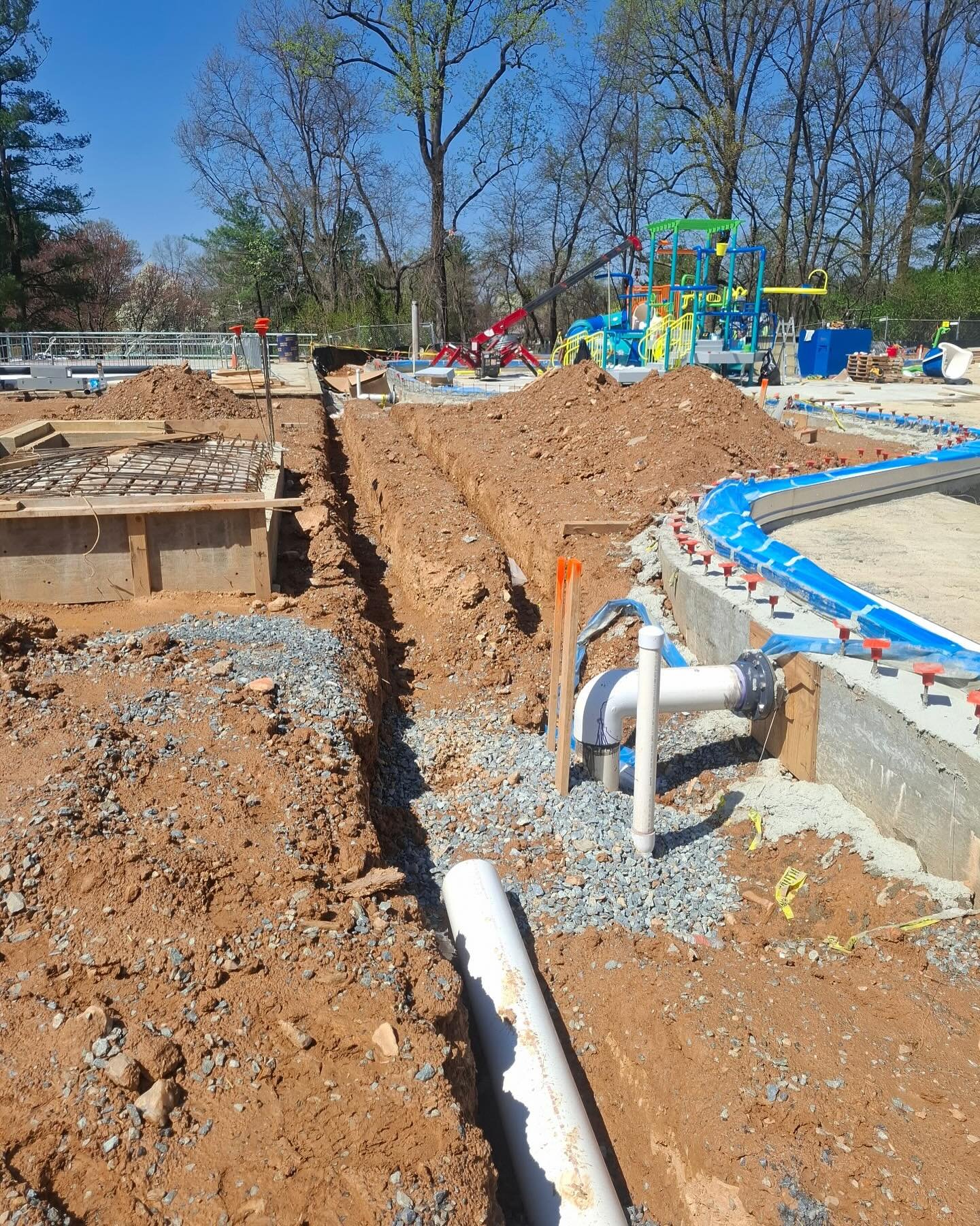 Rockville Municipal Swim Center | 2 more weeks or less and we will be complete the full underground.
