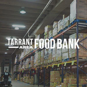 Tarrant Area Food Bank Weekend meals for children/Teach families how to eat healthy on a budget/Provide fresh food to families in a farmer’s market-style setting/community garden/Community Kitchen/administrative tasks 817-857-7100 tafb.org