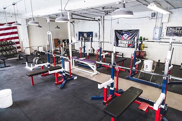 At Midwest Power Gym we are your powerlifting outlet. Come for the competition set up including IPF style combo racks, 2,200+ lbs of calibrated kilo plates and specialty bars (including squat bars, deadlift bars, power bars, etc). Stay for the suppor