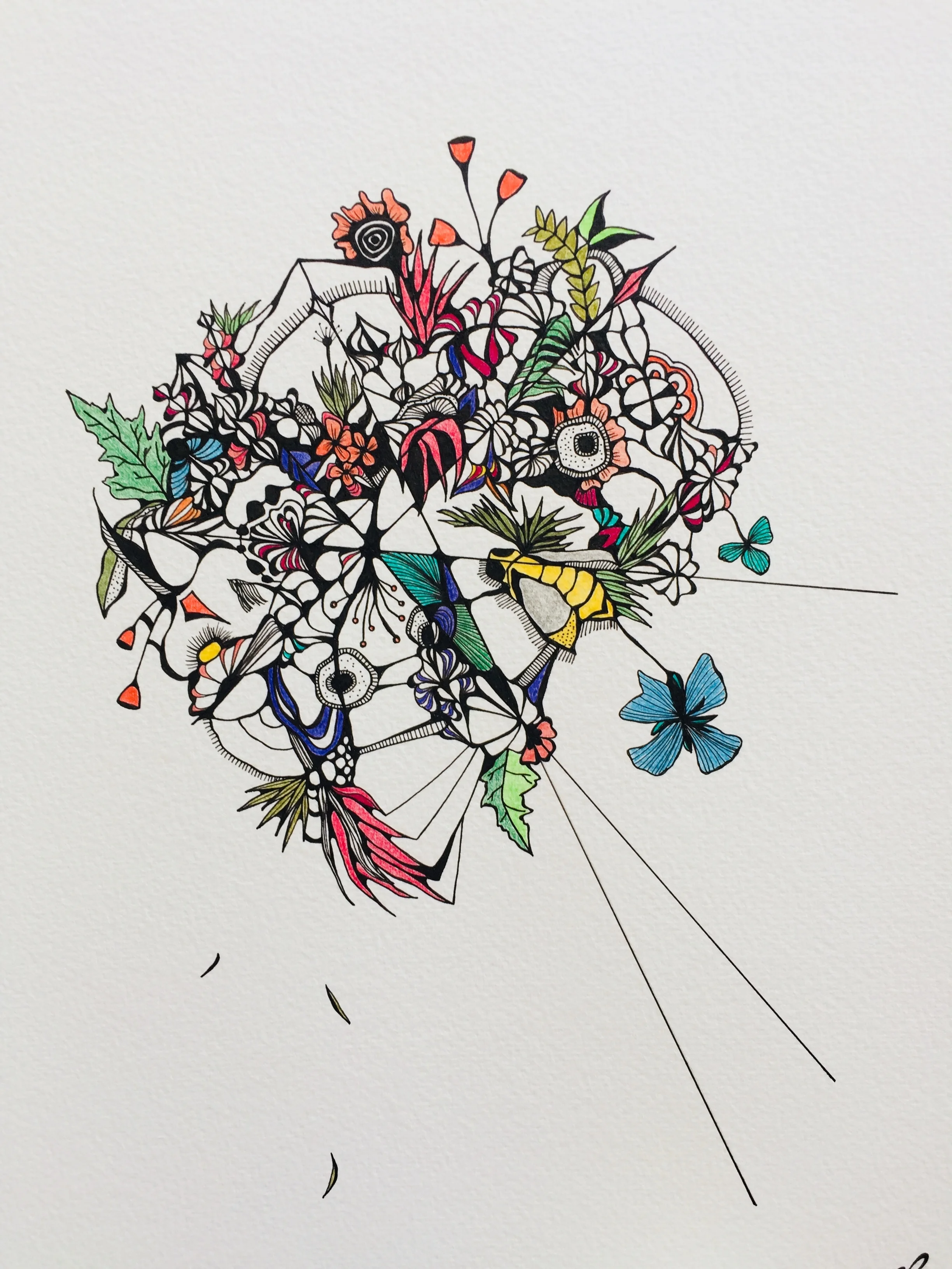 Hazy Blooms by Chantel Schott