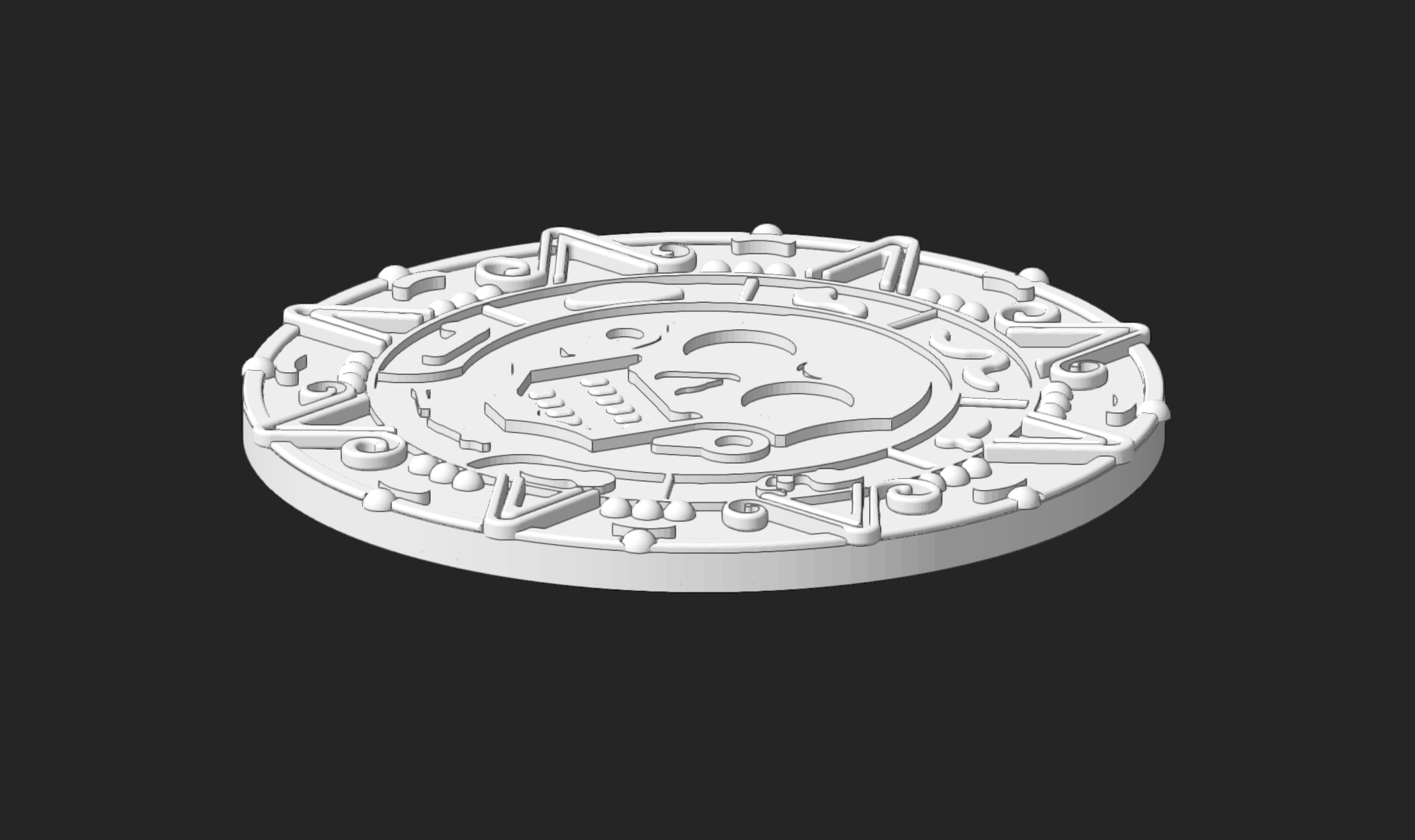 3D DRAFTED PIRATES OF THE CARIBBEAN COIN