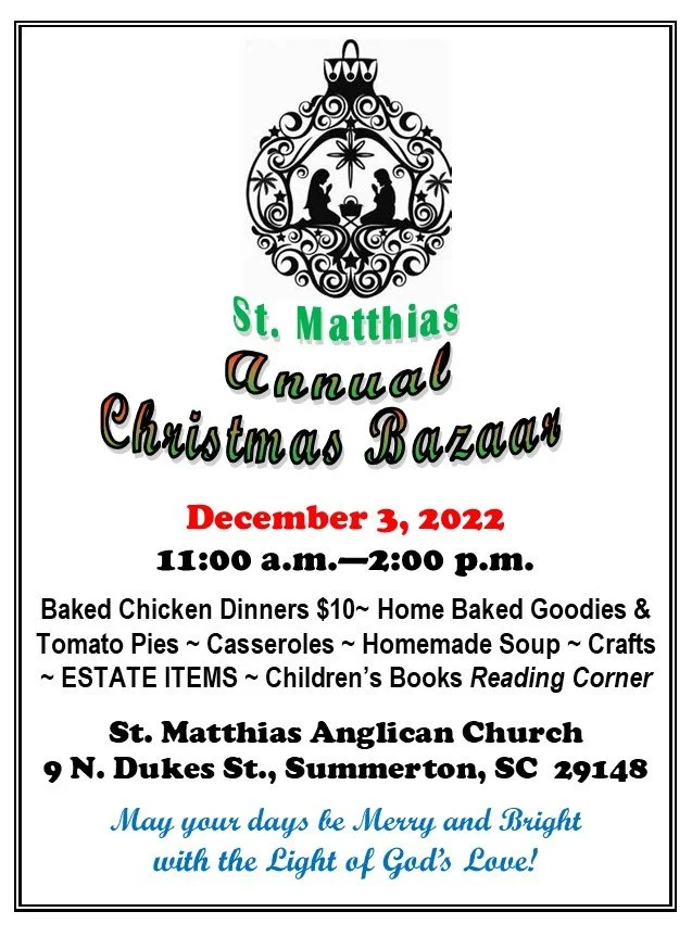 Annual St. Matthias Christmas Bazaar