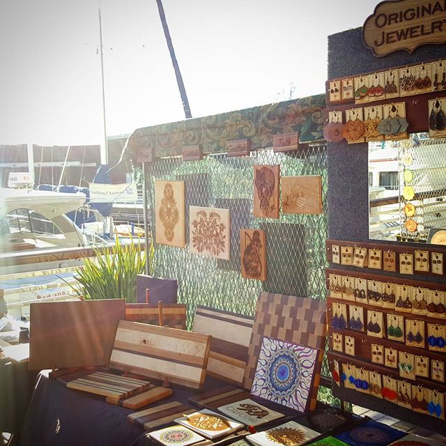 Come and find us at #jackofalltrades market today, we'll be selling our fine #sfmade #woodworking and #lasermade art. Its nice and sunny after the rains. #funinthesun #oakland #oaklandlove #fleamarket #oaklandartists #localartist #gotwood #artsy #sec