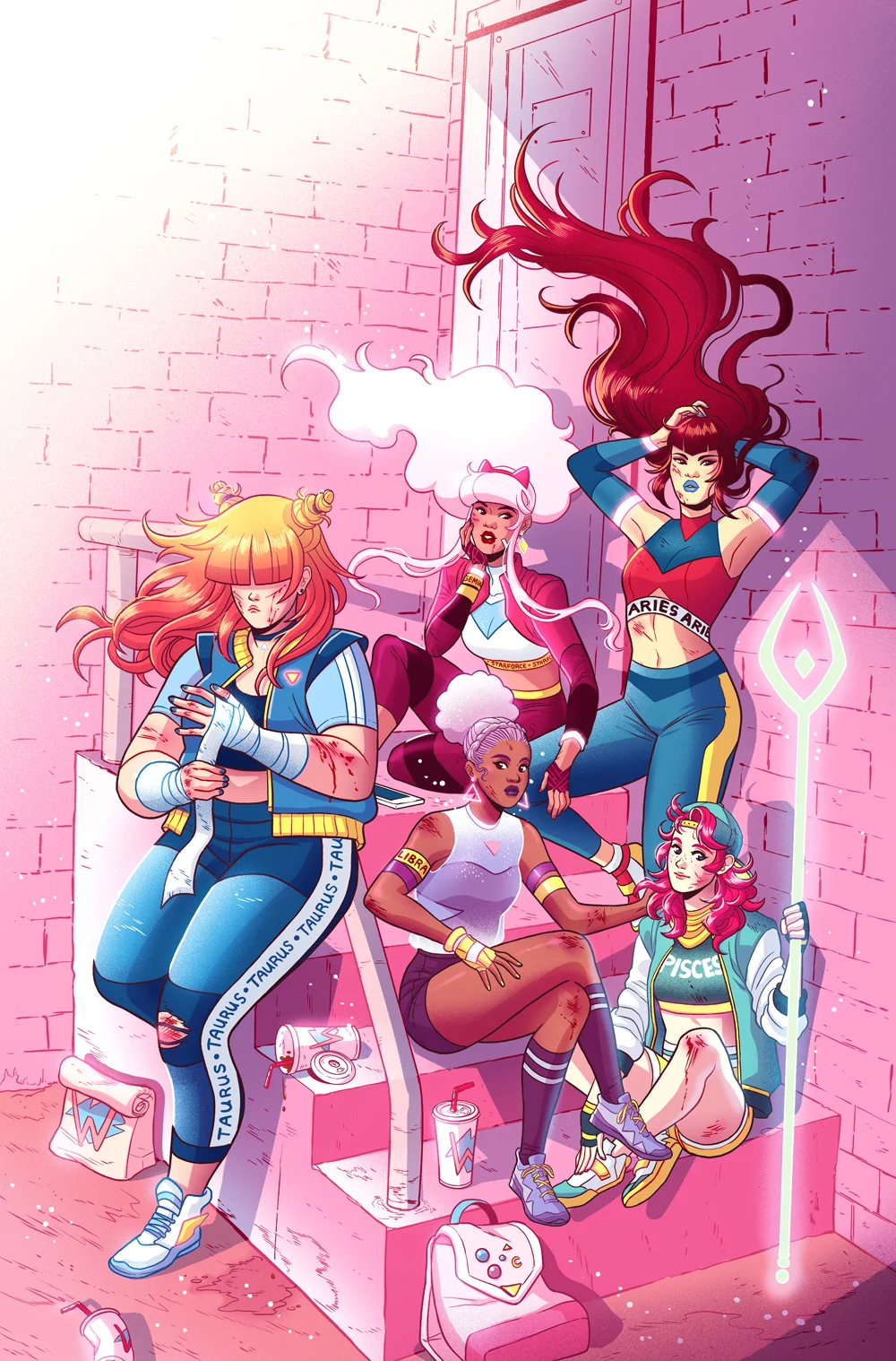 Zodiac Starforce: Cries of the Fire Prince Issue 4 cover- Dark Horse Comics