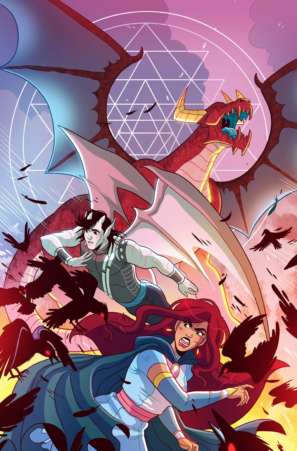 Another Castle issue #4 cover- Oni Press