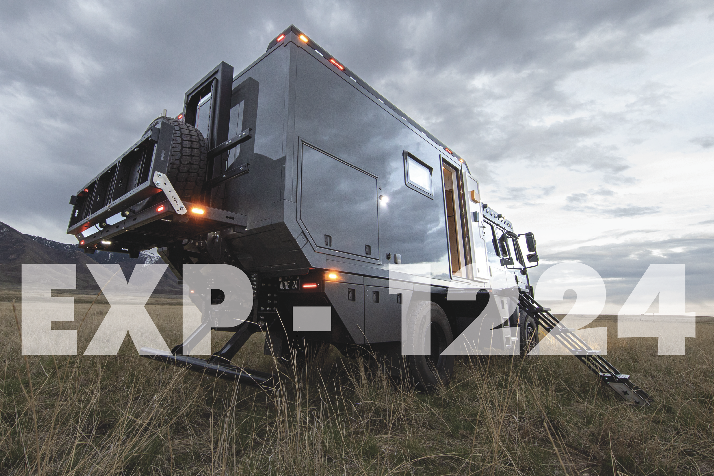 Off road camping van