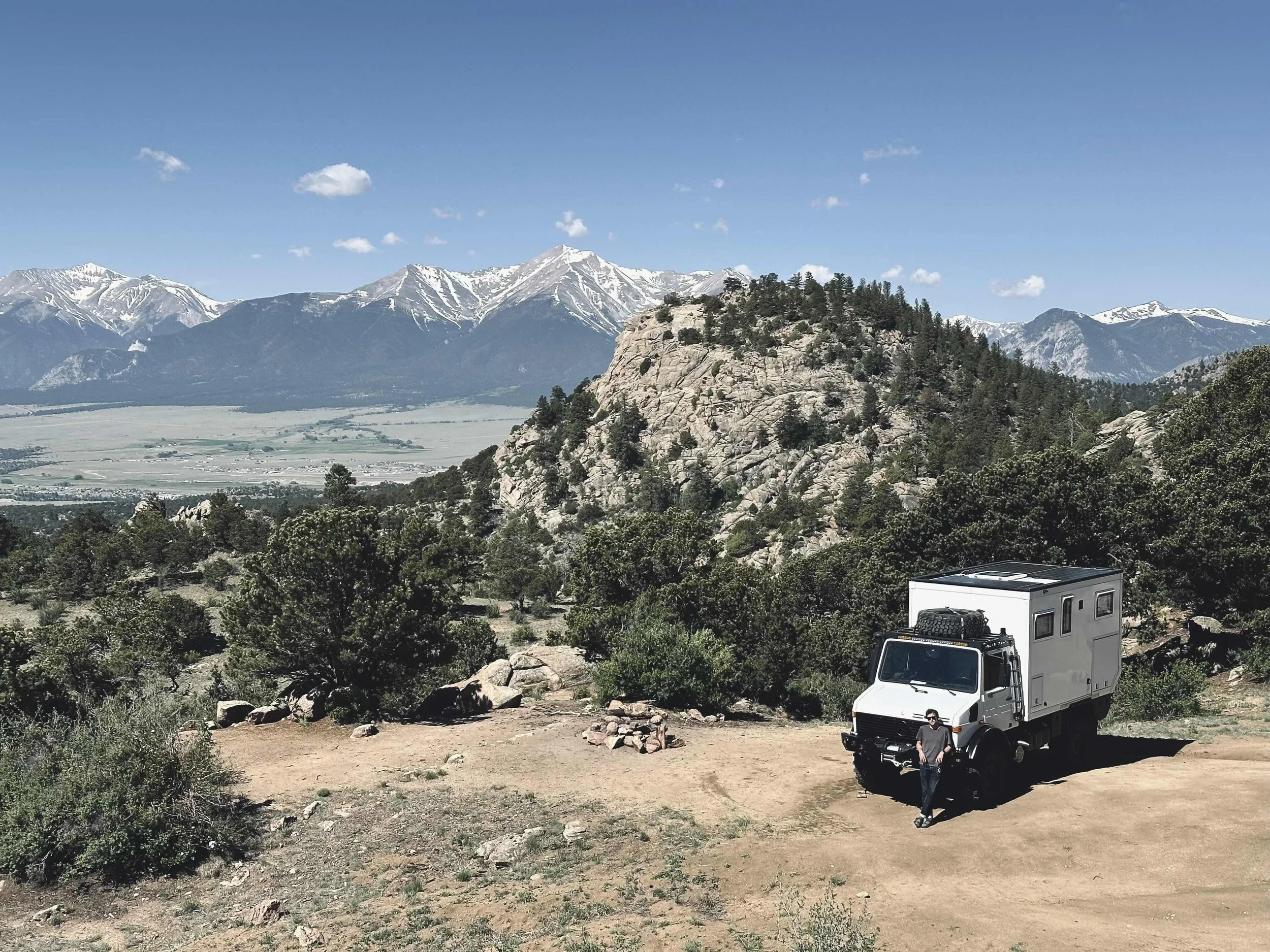 Camping in a Unimog Truck