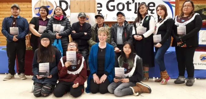 Dene Hero book launch in the Sahtu