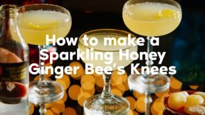Cocktail: Sparkling Bees Knees