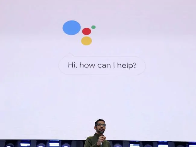 Google CEO Sundar Pichai. Google is under investigation for using people’s phone data without permission. Picture: Justin Sullivan/Getty Images/AFP Source:AFP