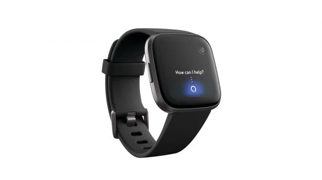 The Fitbit Versa 2 has Alexa built in. It allows you to ask queries like you’d ask an Amazon Echo home speaker, but you can now do that on your wrist (Image credit: Fitbit)