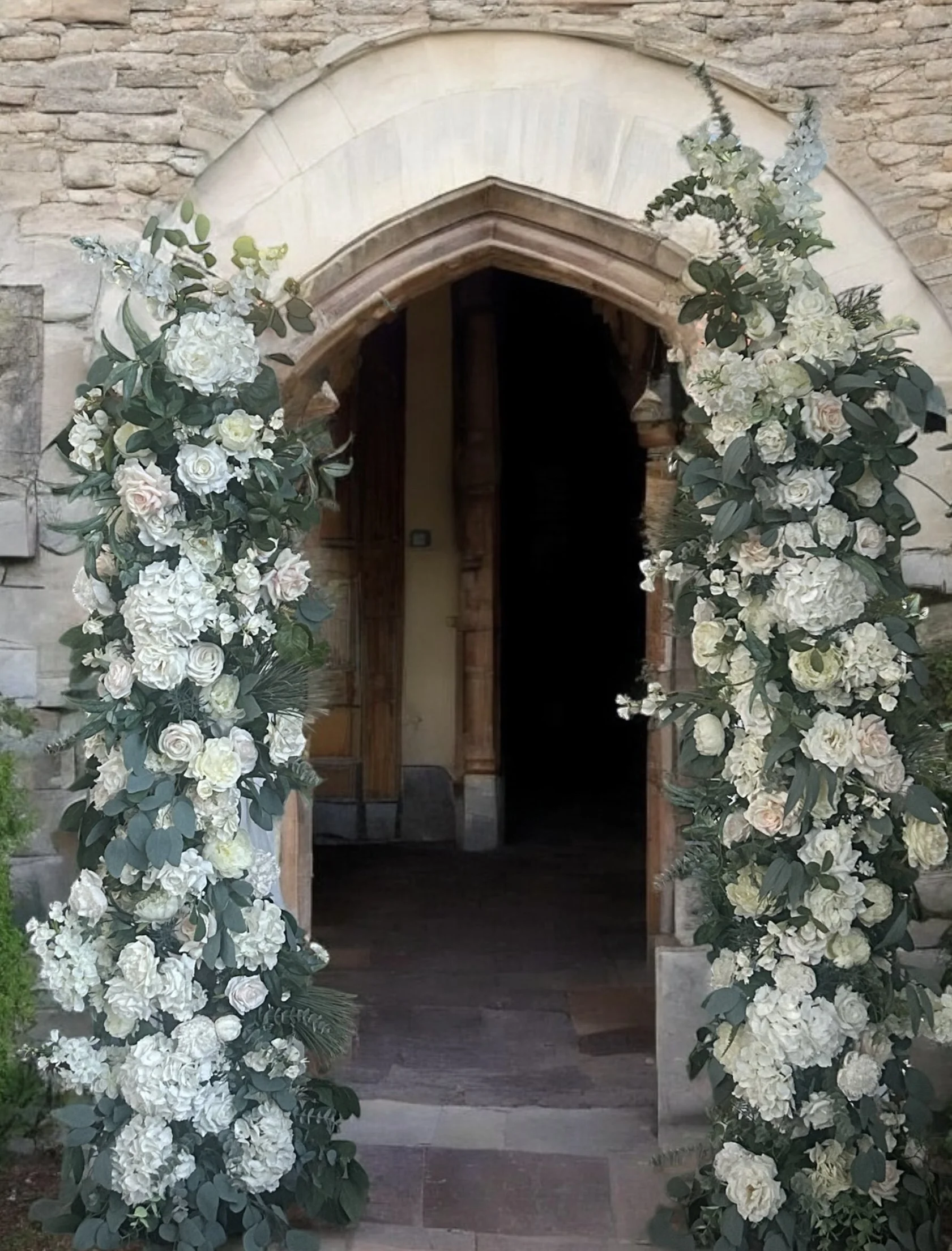 Faux Floral Arch