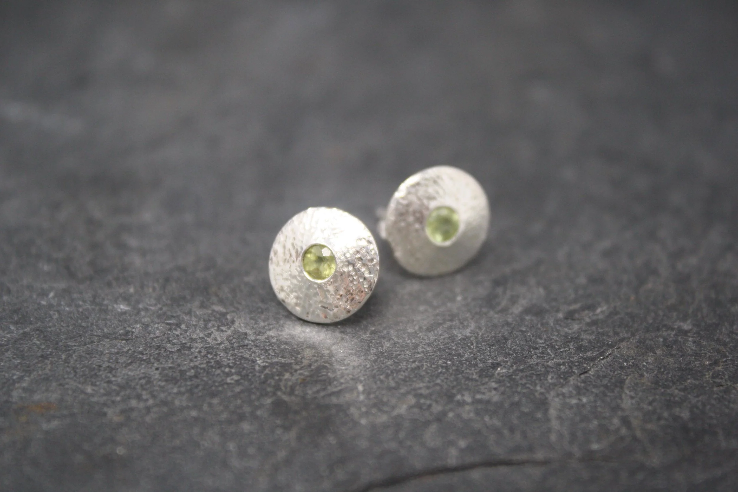 Peridot studs