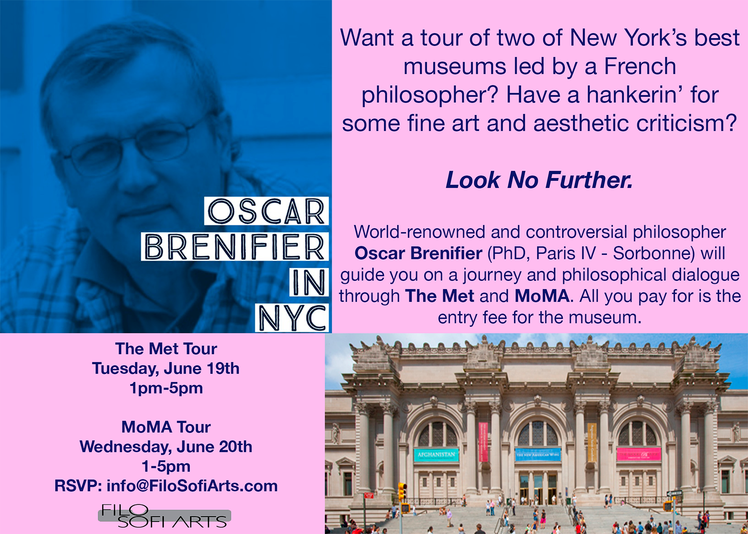 Philosophical dialogue at MoMA guided by world renowned philosopher Oscar Brenifier