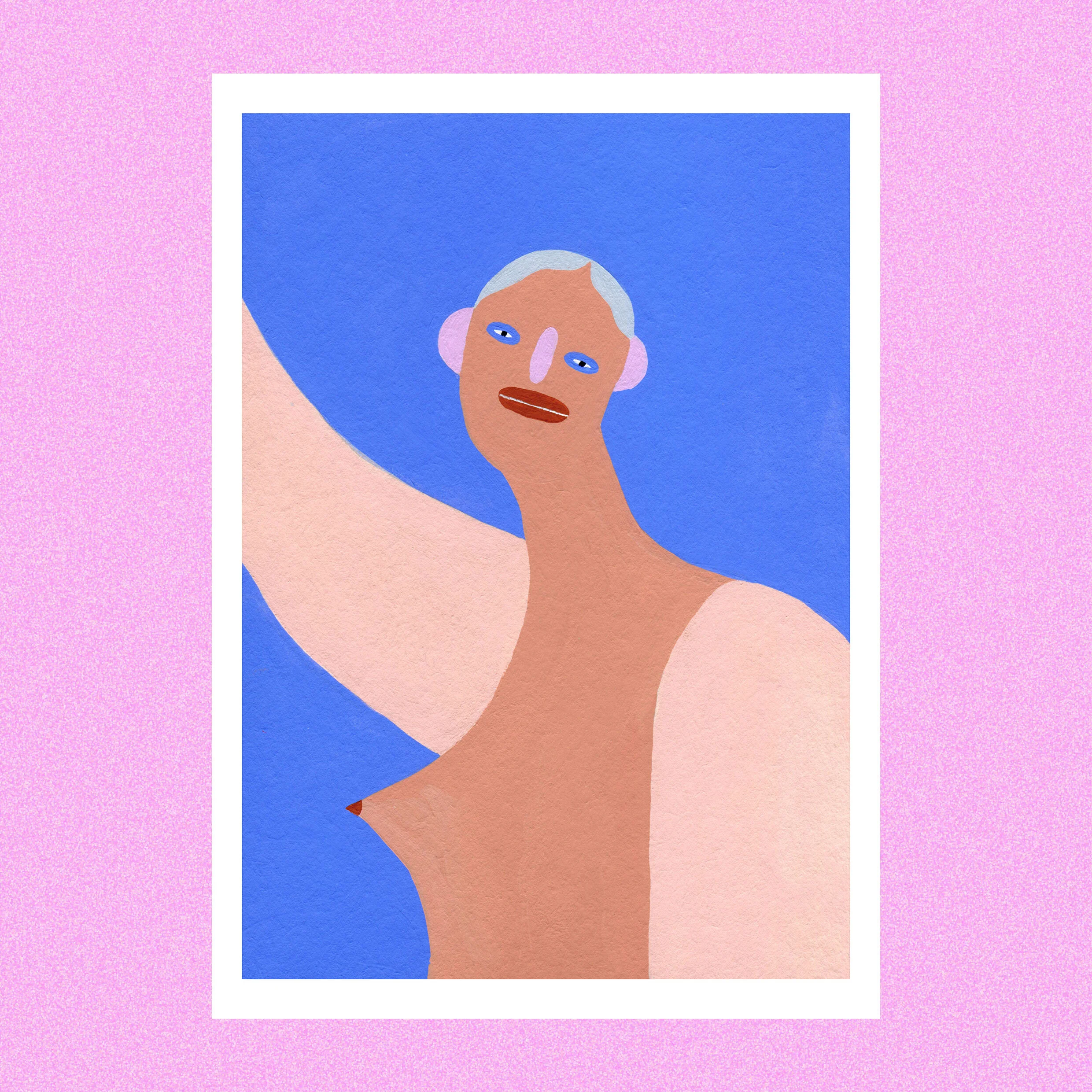 'Alyssa in Blue' Giclée Print