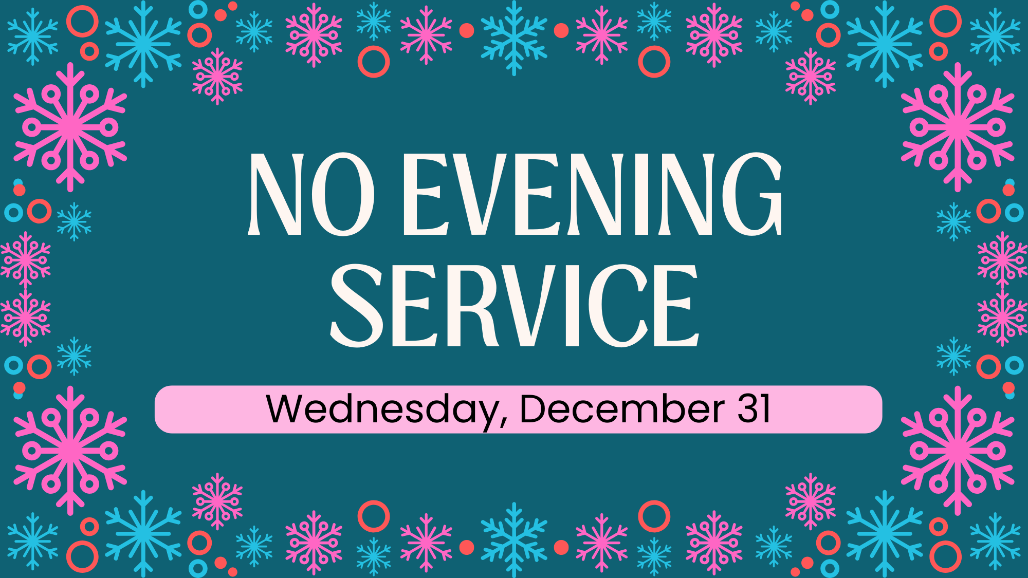 No Evening Service.png