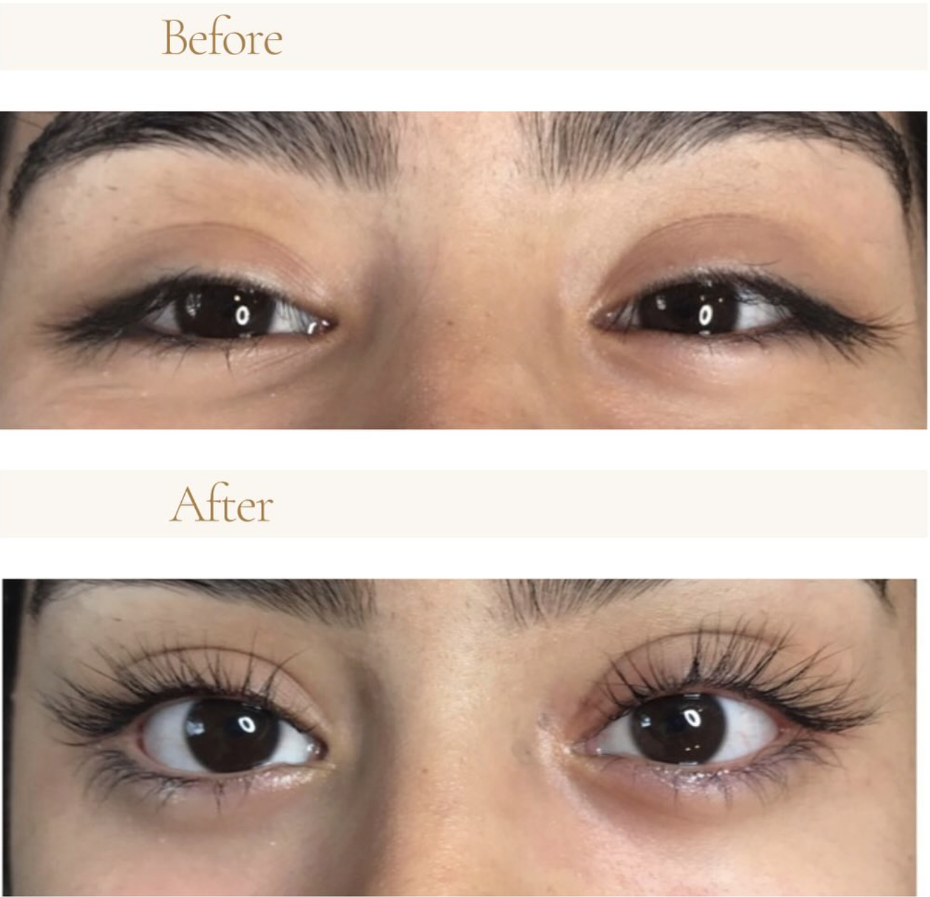 Lash Lift with very long straight lashes before & after.png