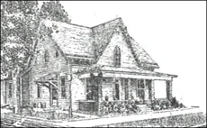 The original home at 33 W Broadway St.