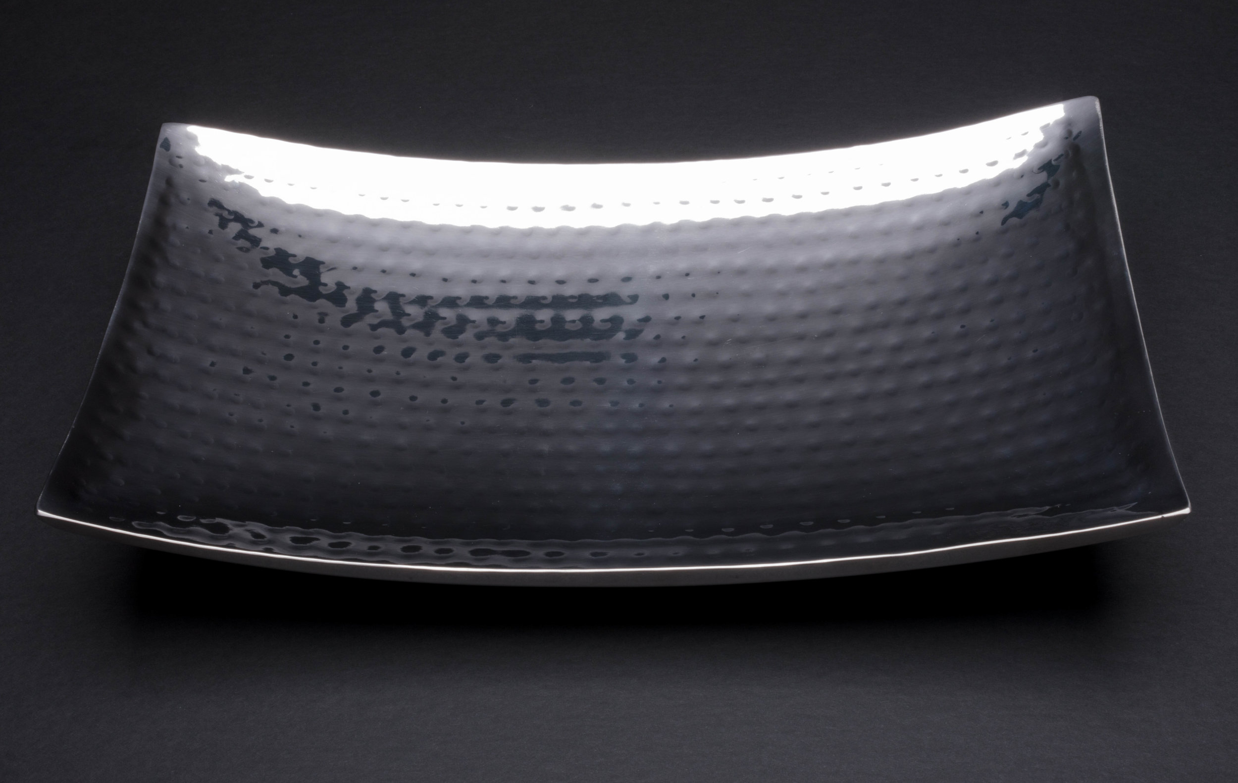 Hammered Curved Tray
