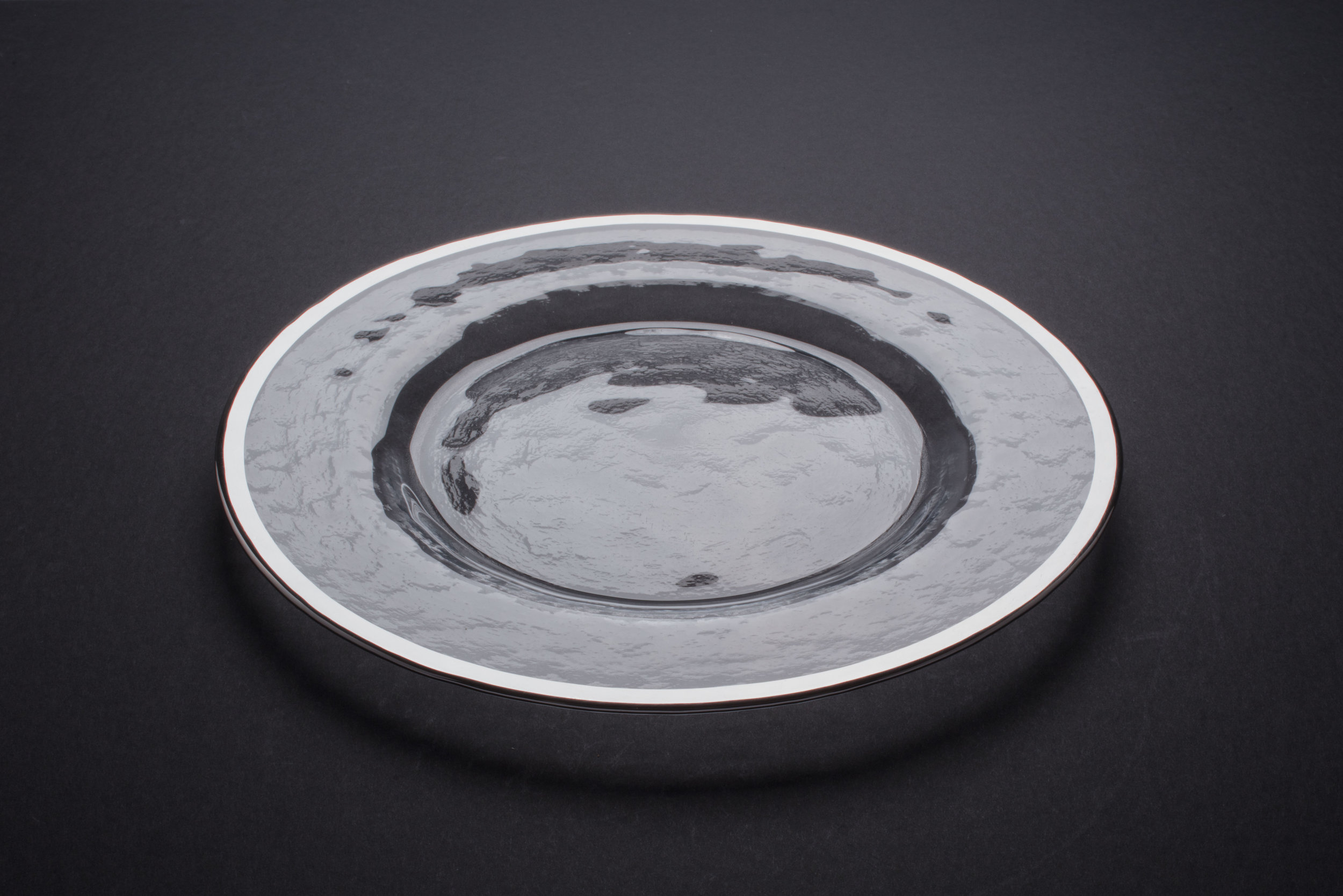 Charger Plate - Silver Rimmed