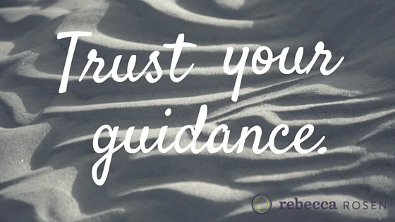 Trust Your Guidance