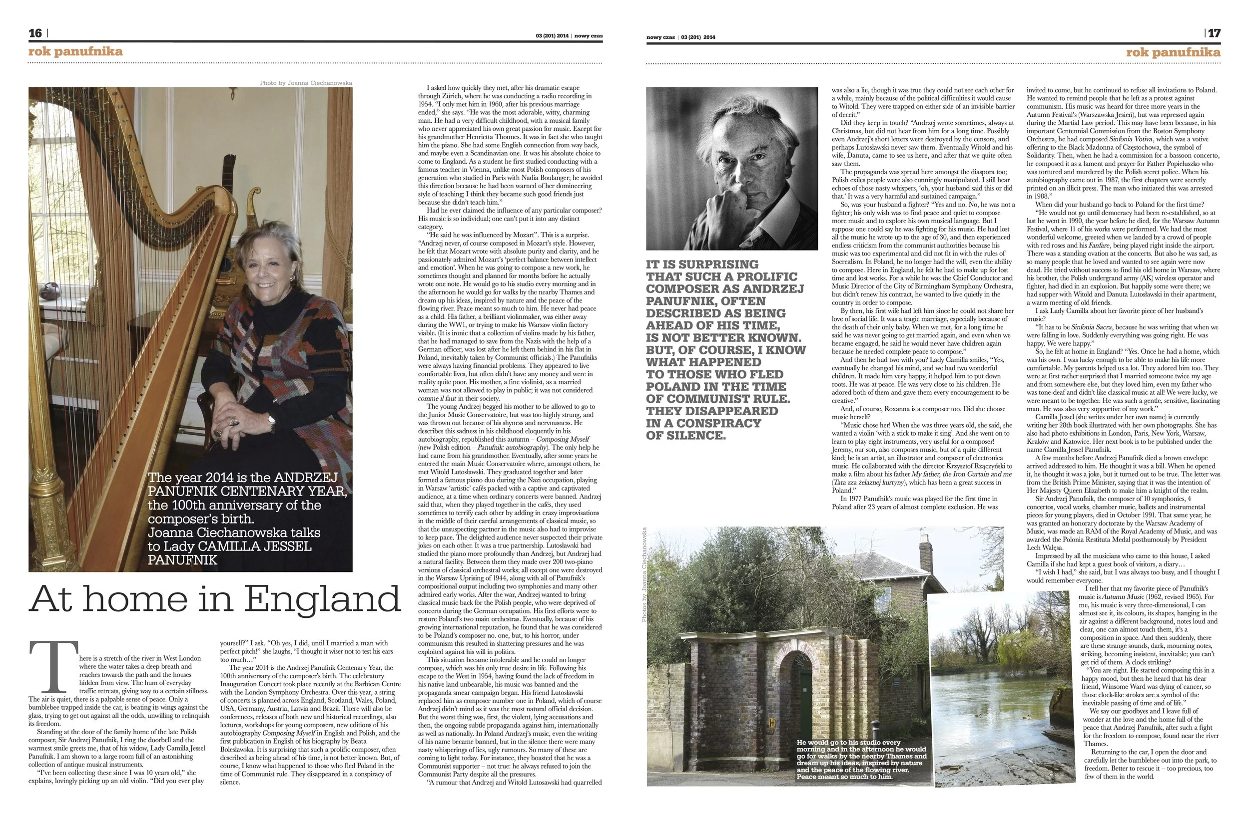 Andrzej Panufnik - interview with Lady Camilla Jessel Panufnik