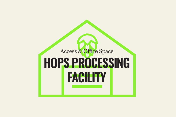 Andrew Cox from Greenmont Hopworks announces that they will offer hop processing services for the 2019 harvest season. Located approximately 15 miles southeast of Charlottesville in Keene, Virginia, services will include: picking, drying and baling. This facility that will be available to Co-op members in the near future. The facility will dry and process the hops in its 10,000-square-foot facility mainly from July through September.