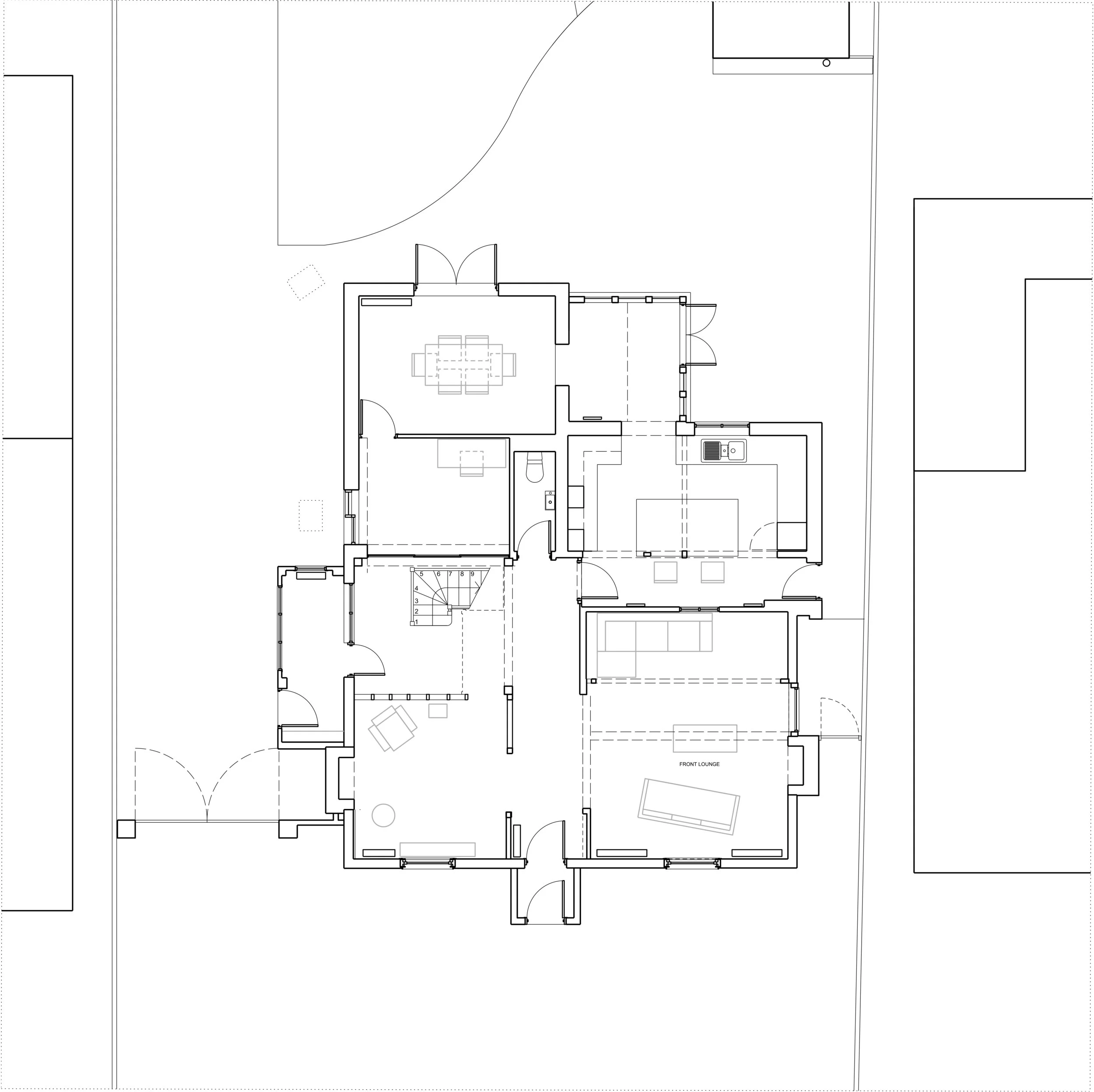 Existing Ground Floor plan