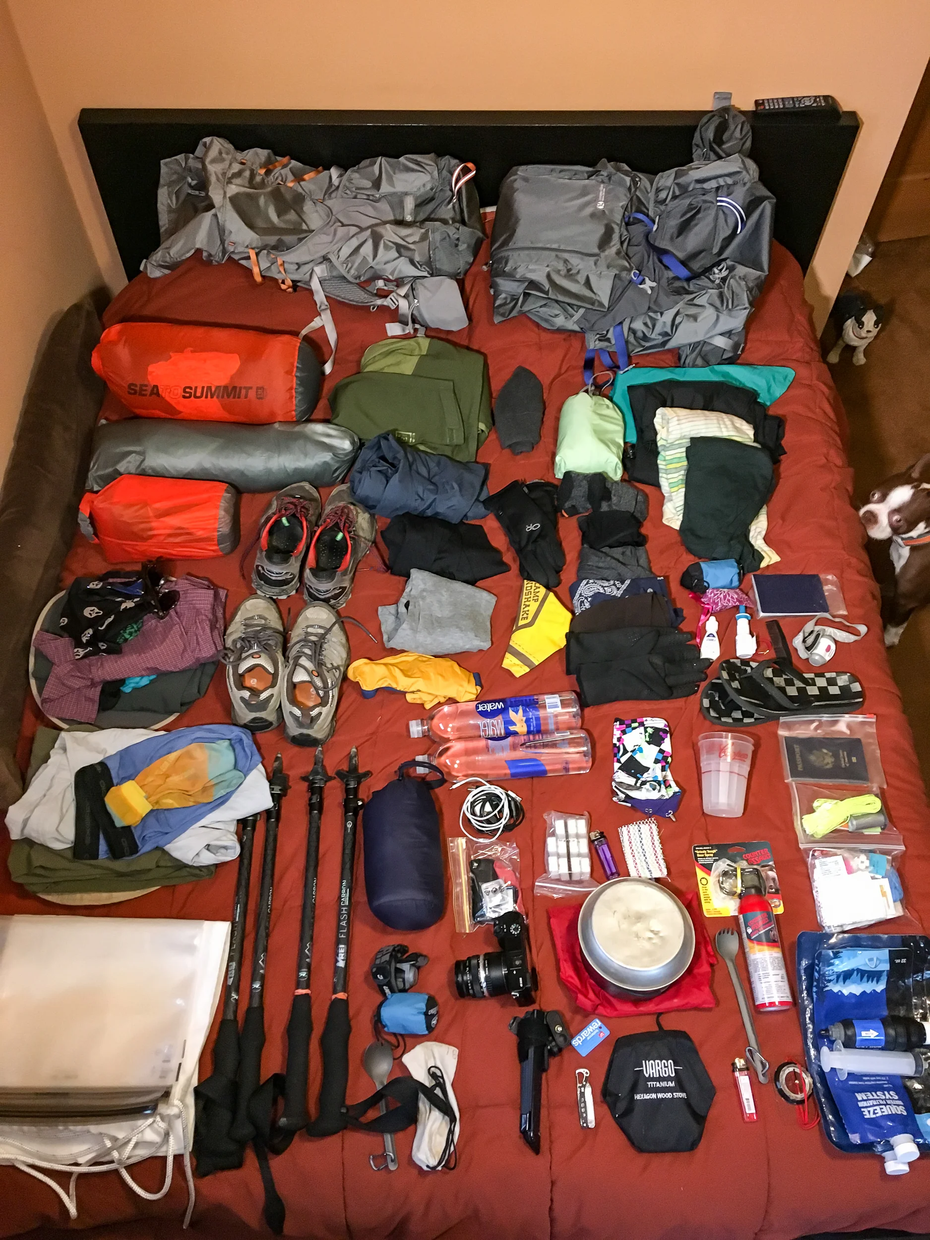 our final gear for the trail