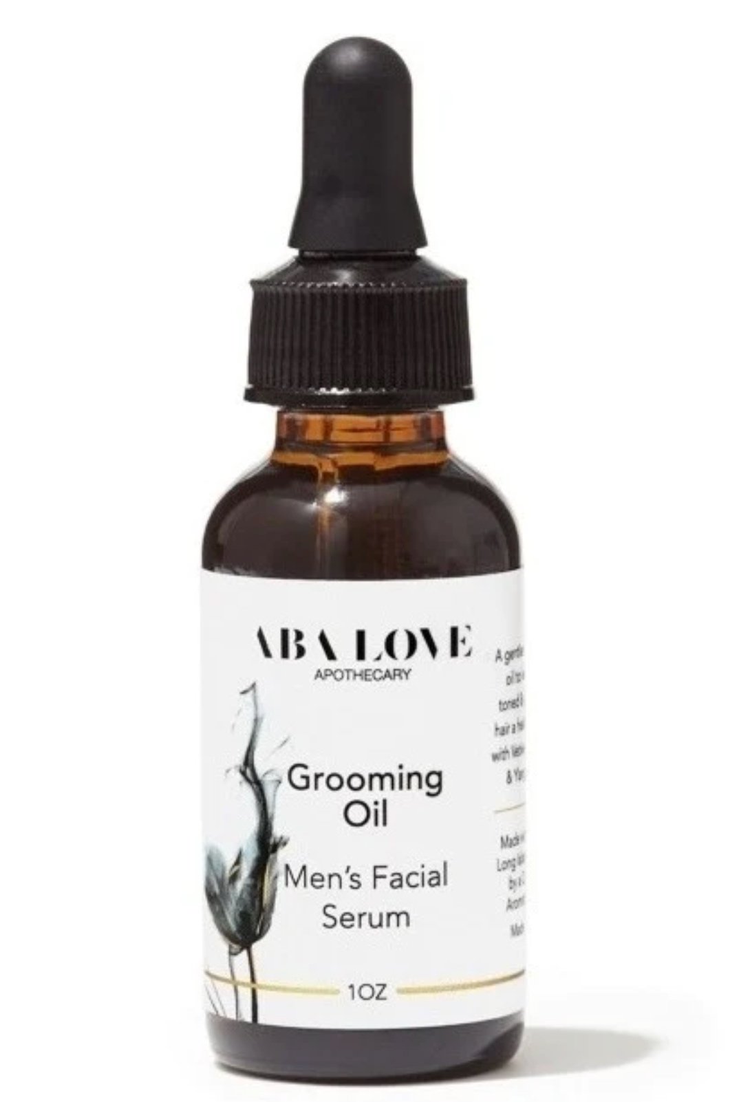 For Vegans/Organic Ingredients: Aba Love Grooming Oil/Men’s Facial Serum