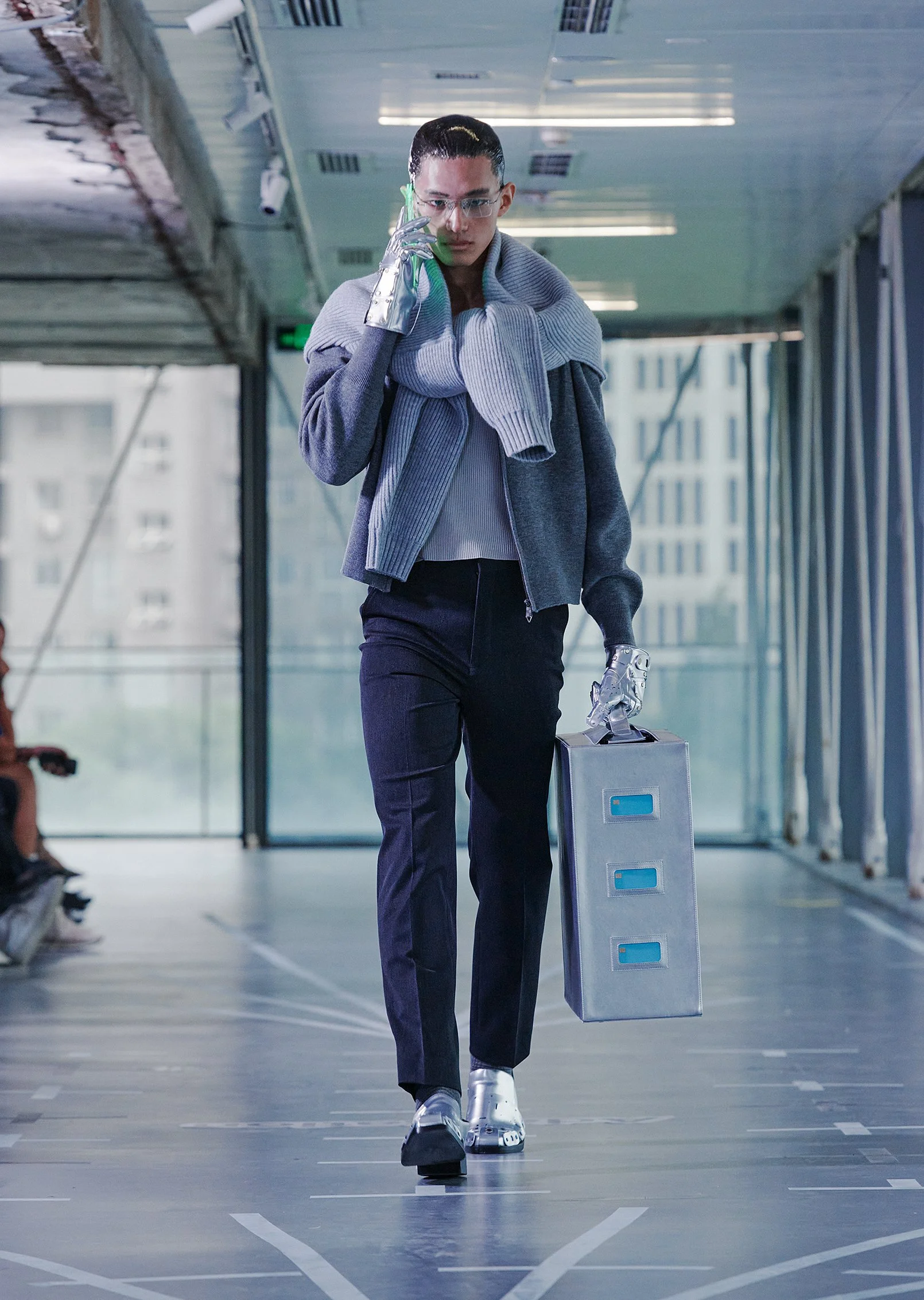 xander zhou ニット 24ss - トップス