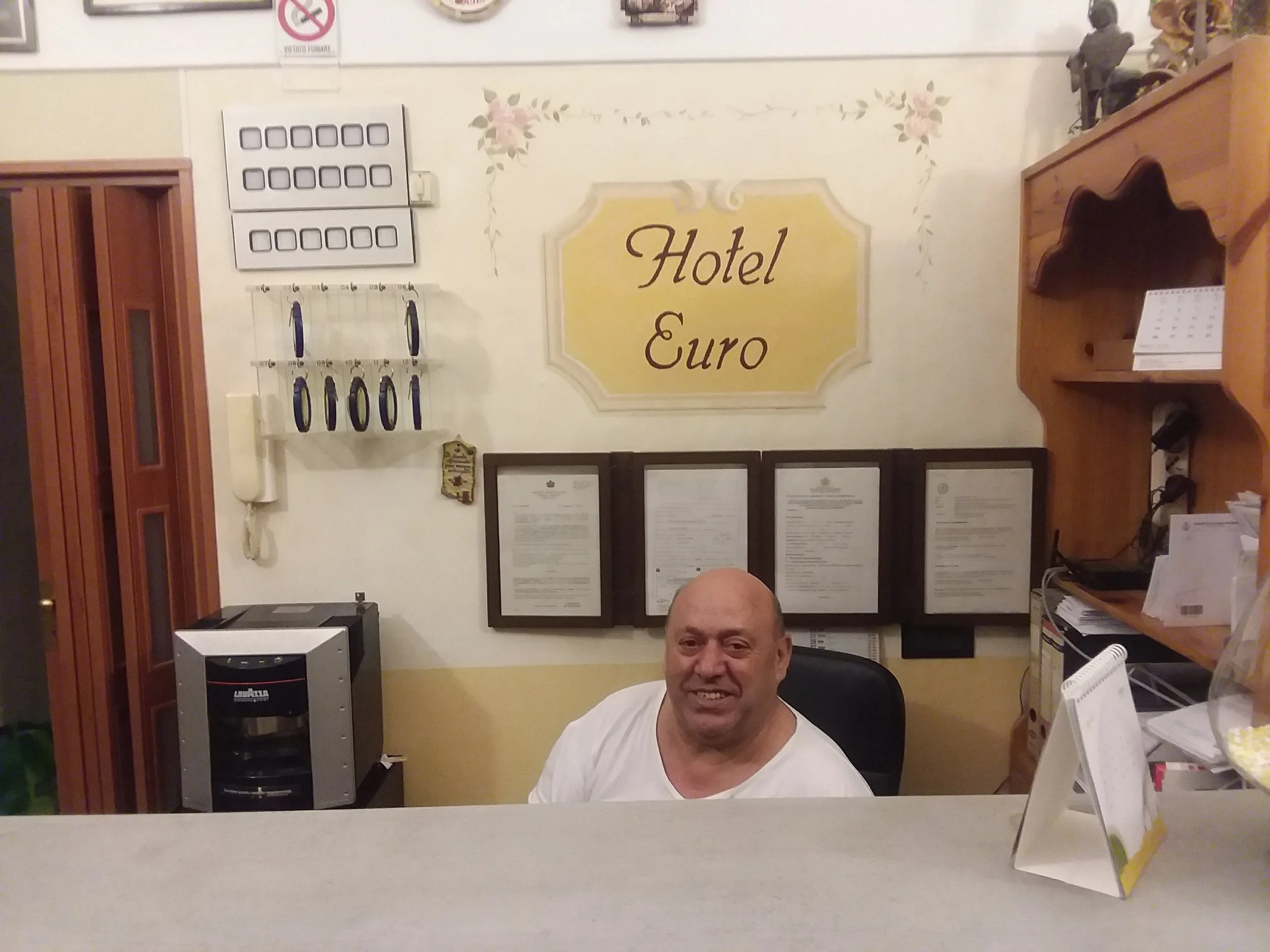 my host for the Genoa stay