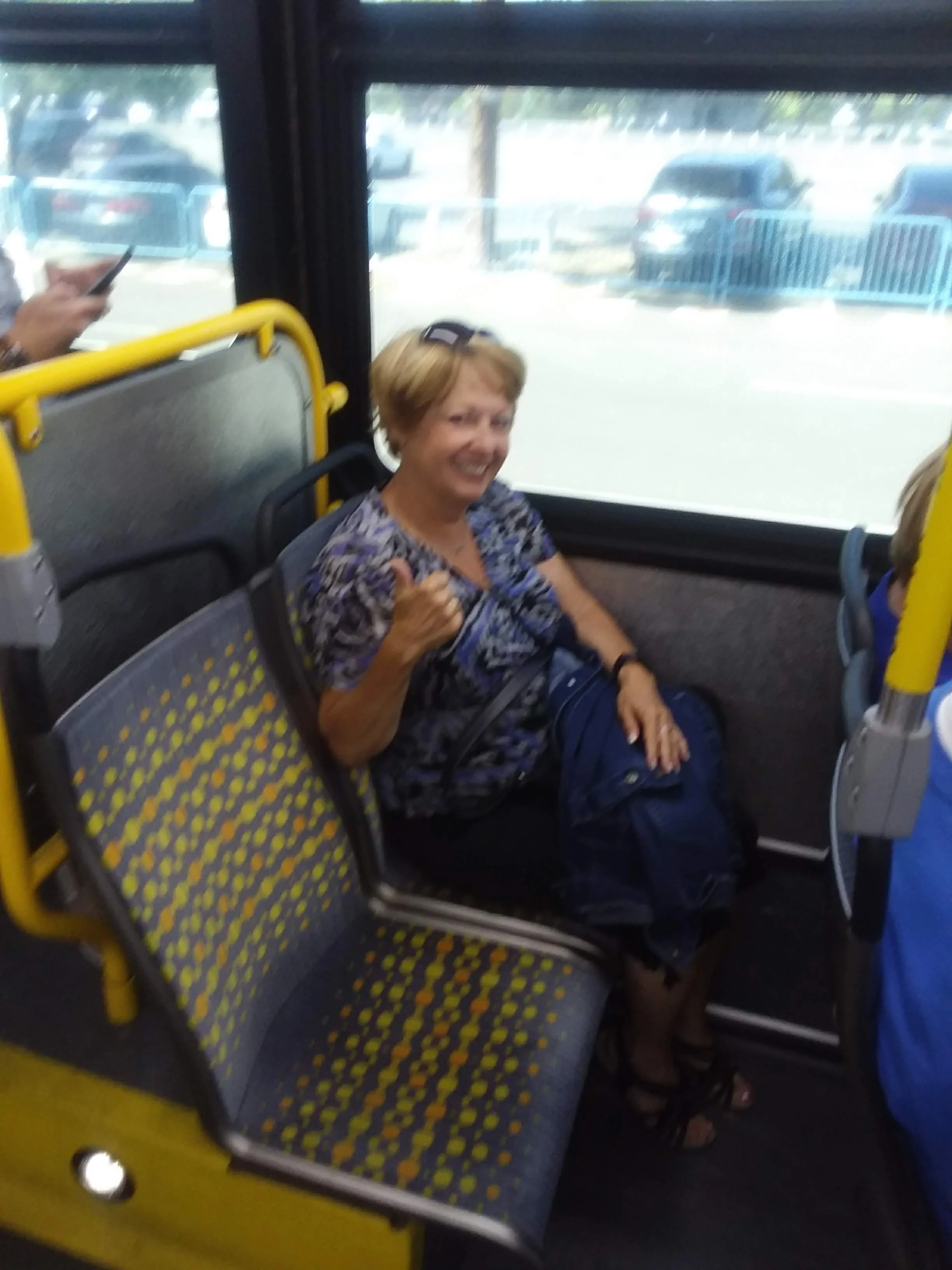 Buses are in her future