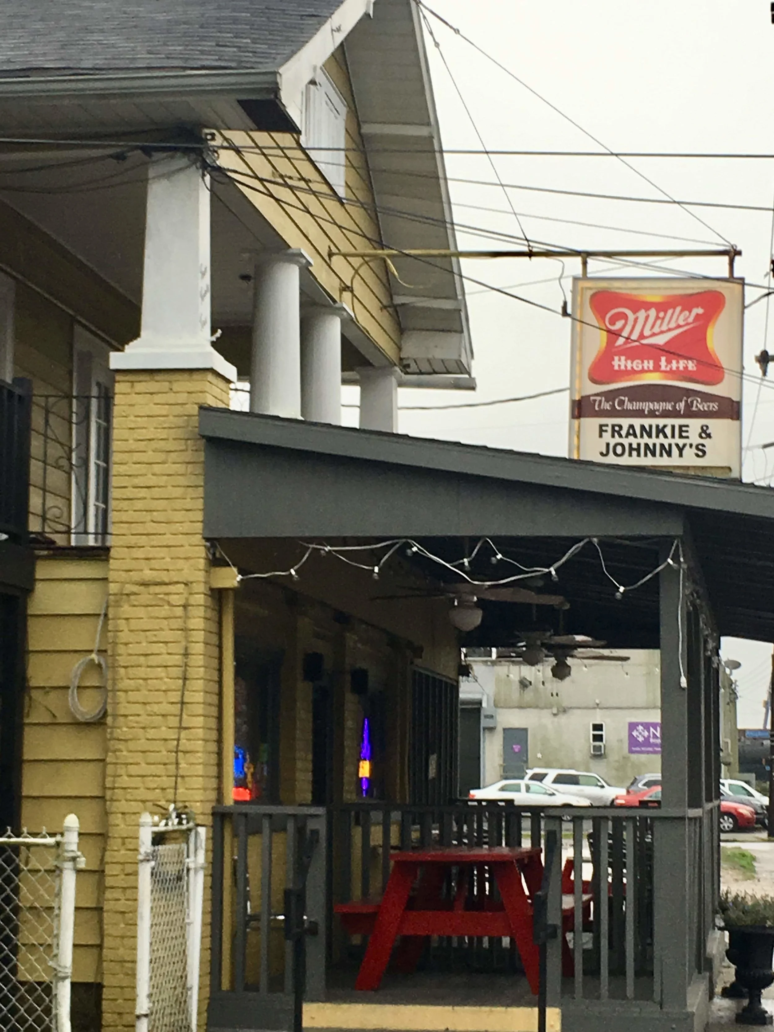 My second shrimp po boy on a genuine French bread awaits...