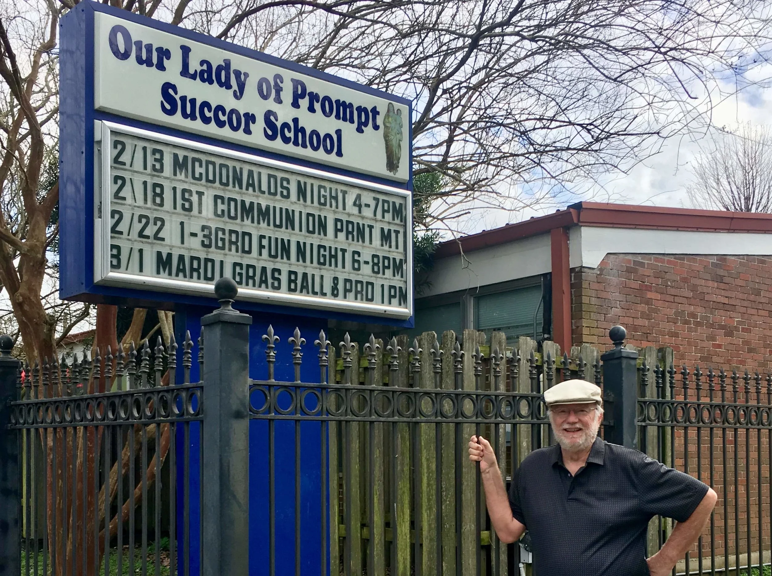 Site of my first and only public spanking for eating my lunch during class time, and trying to impress Melanie Ybarzabel, my first grade girlfriend (tho she had no idea of that status, of course)
