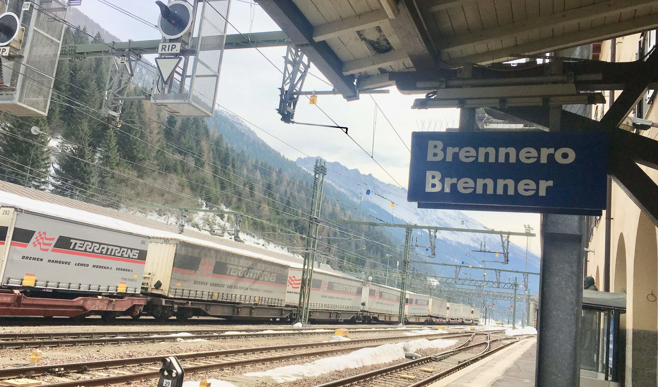 A sense of desolation greeted us in Brennero