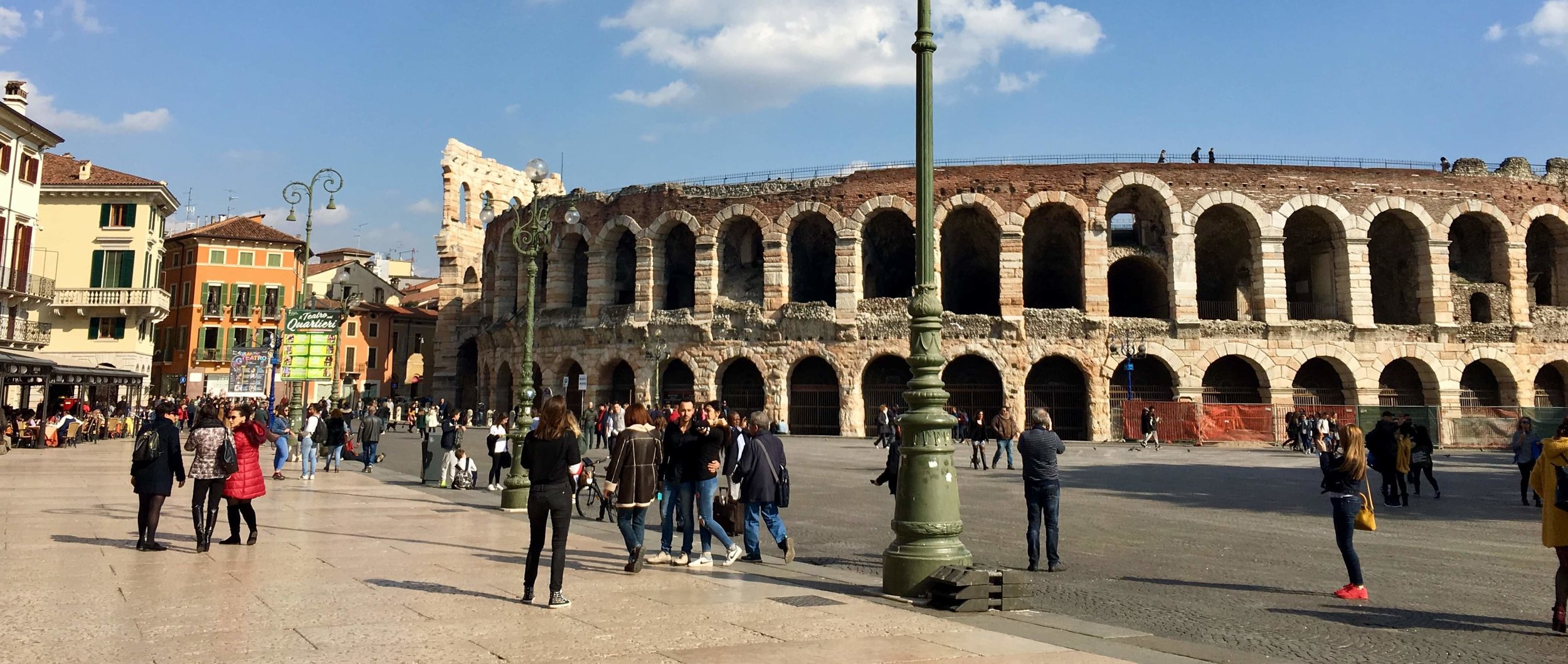 Verona' s colosseum . You've seen one, you've seen 'em all