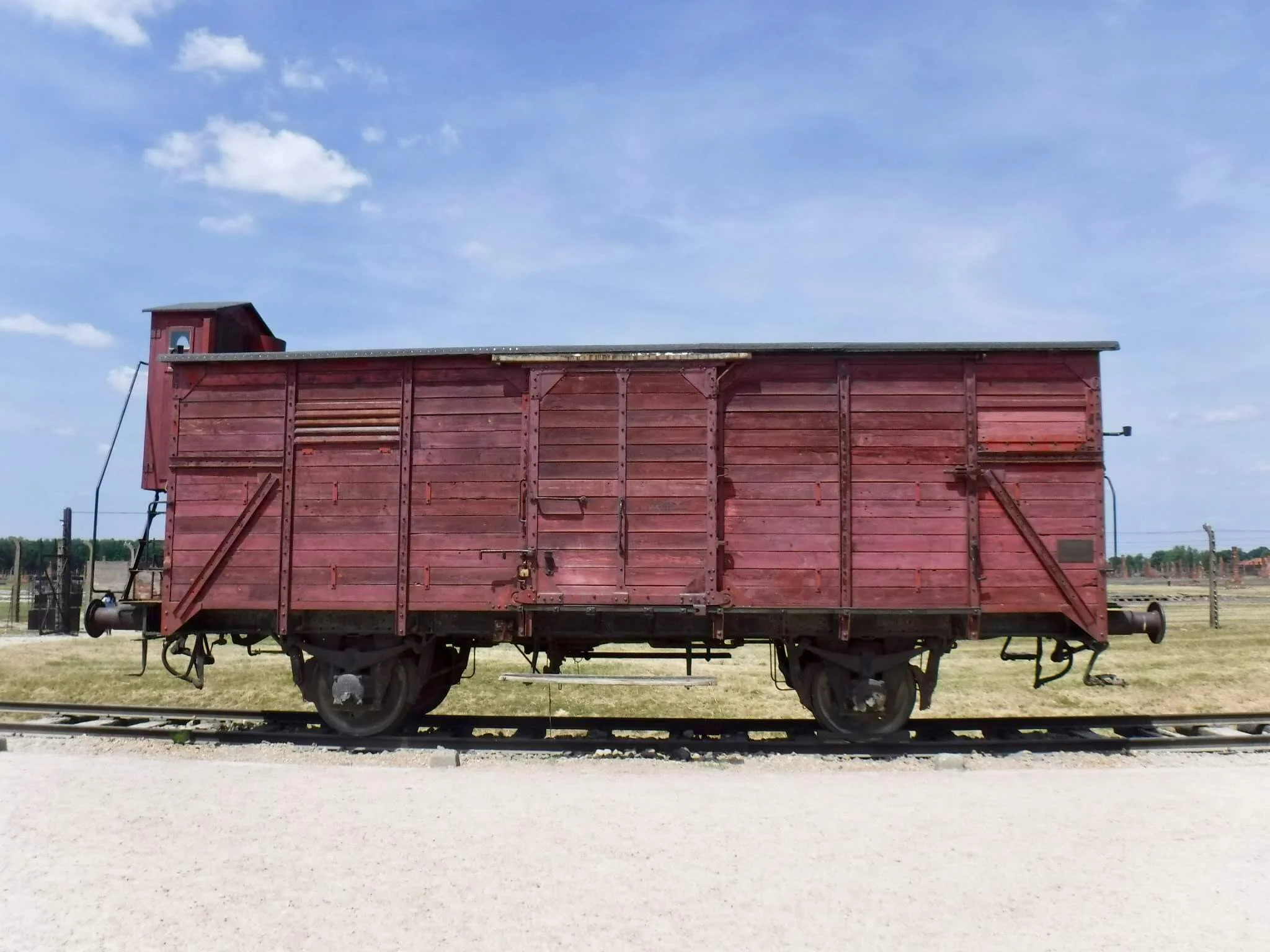 Auschwitz train car , They traveled for up to three days, no food or water, upwards of 70 persons per car...