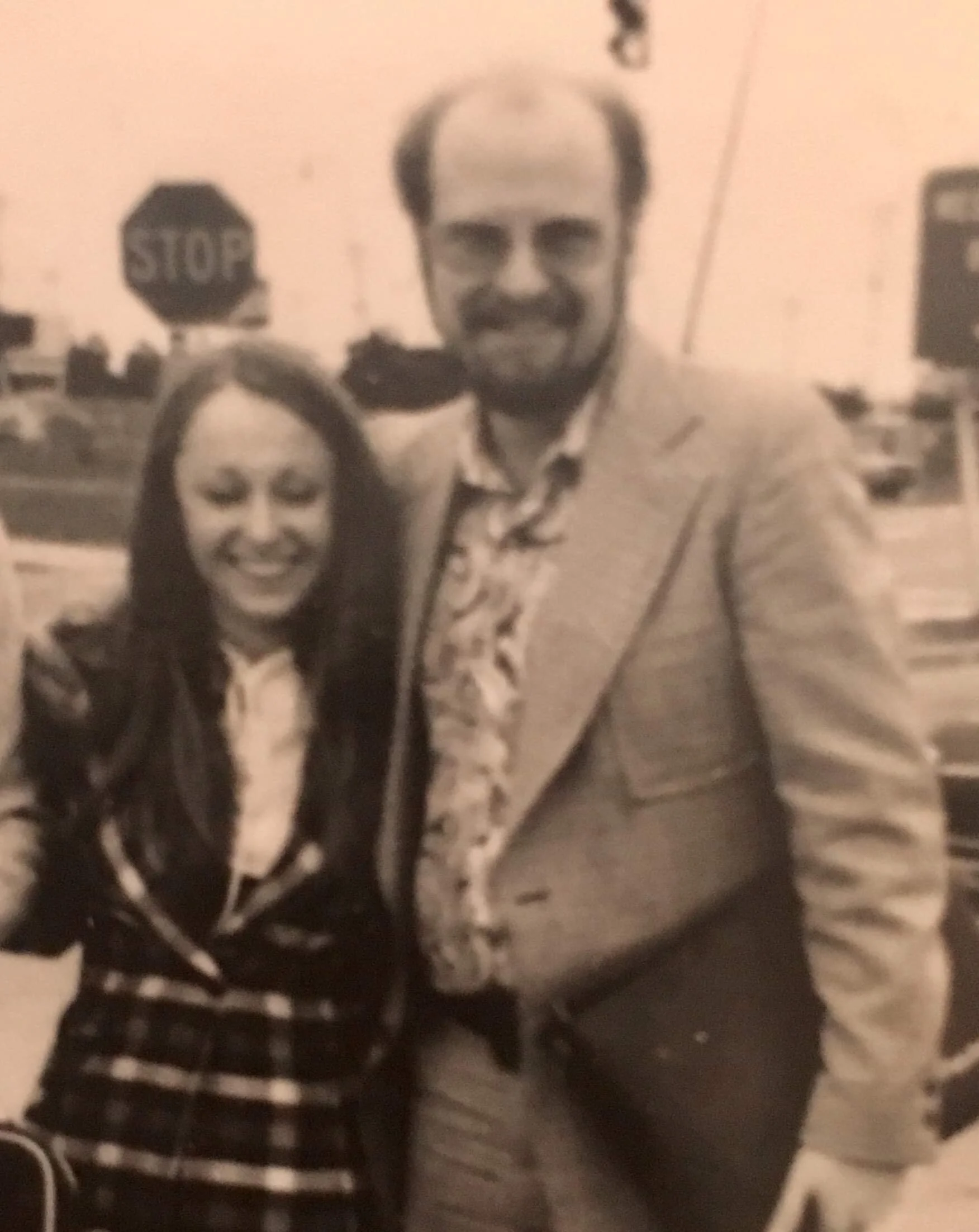 Meanwhile, in the real world, Carol and Mike were married and on their way...