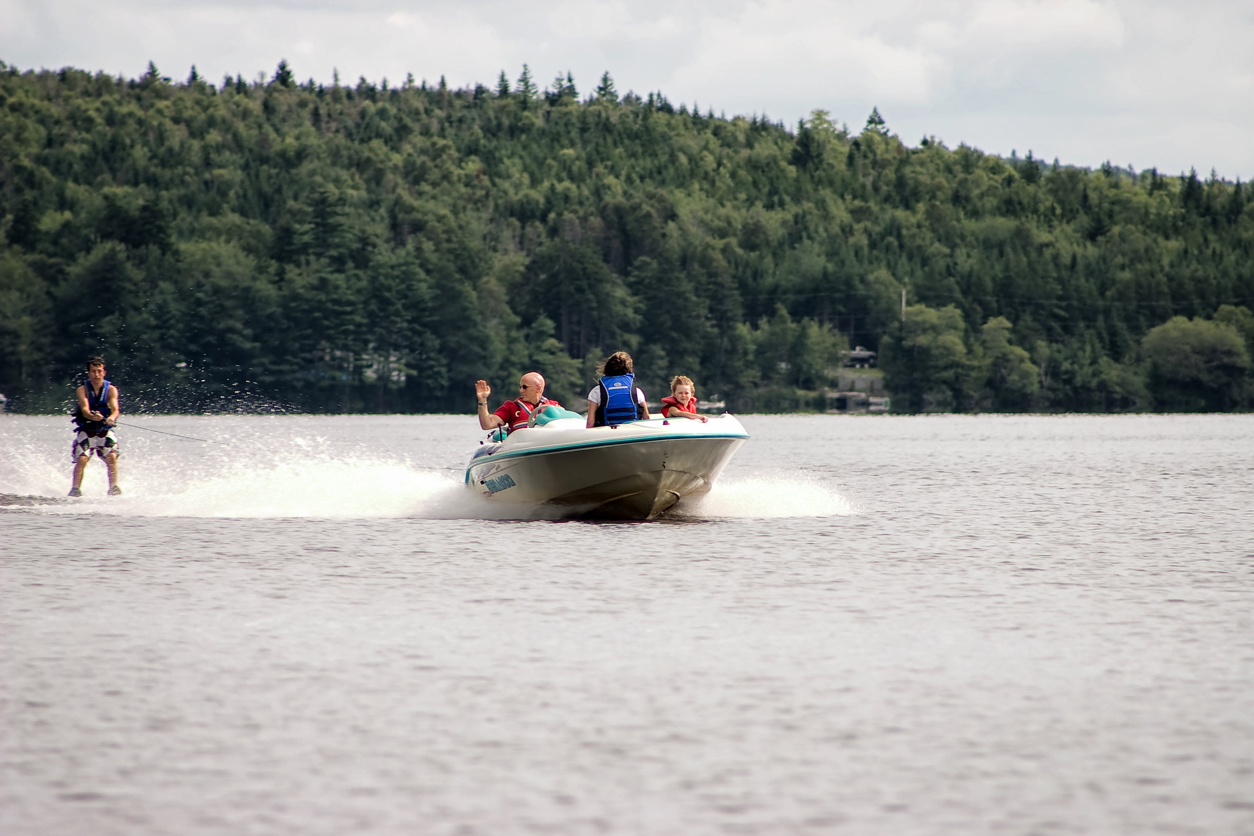 Water skiing 