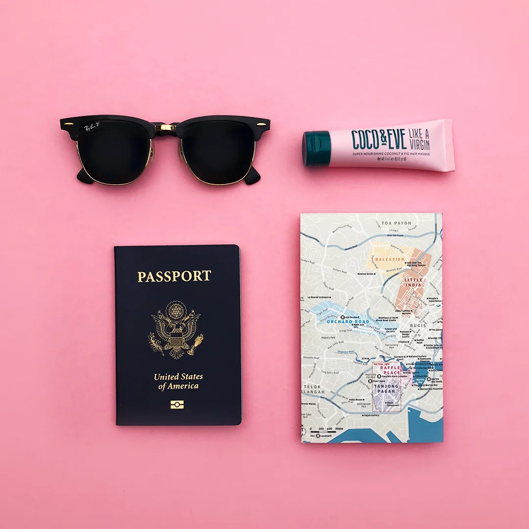 Instagram post about new travel size of packaging.