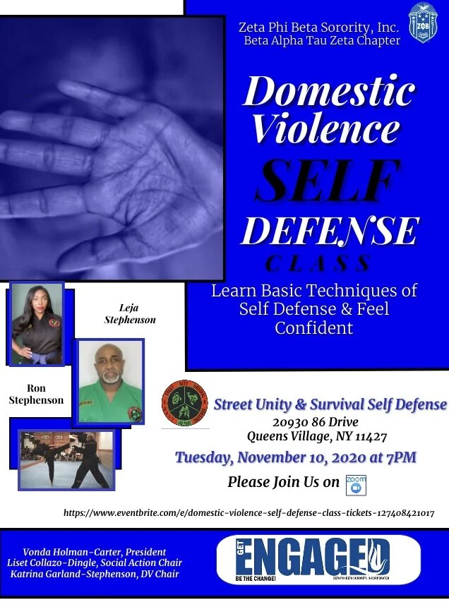 Domestic Violence Self Defense Class