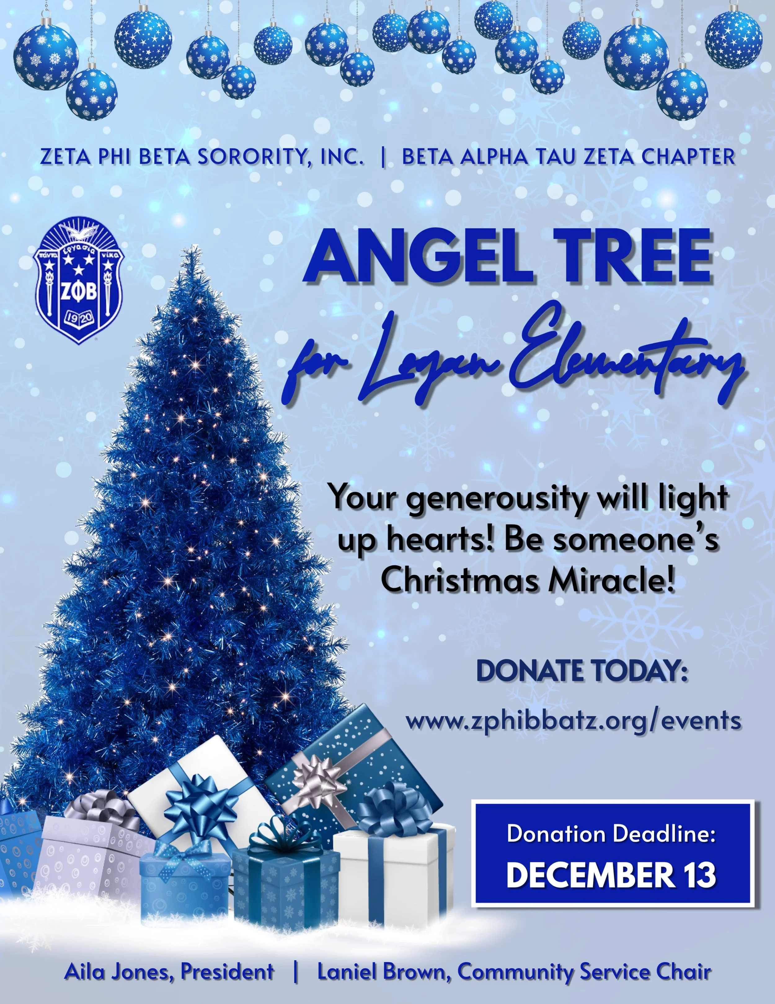 Angel Tree for Logan Elementary
