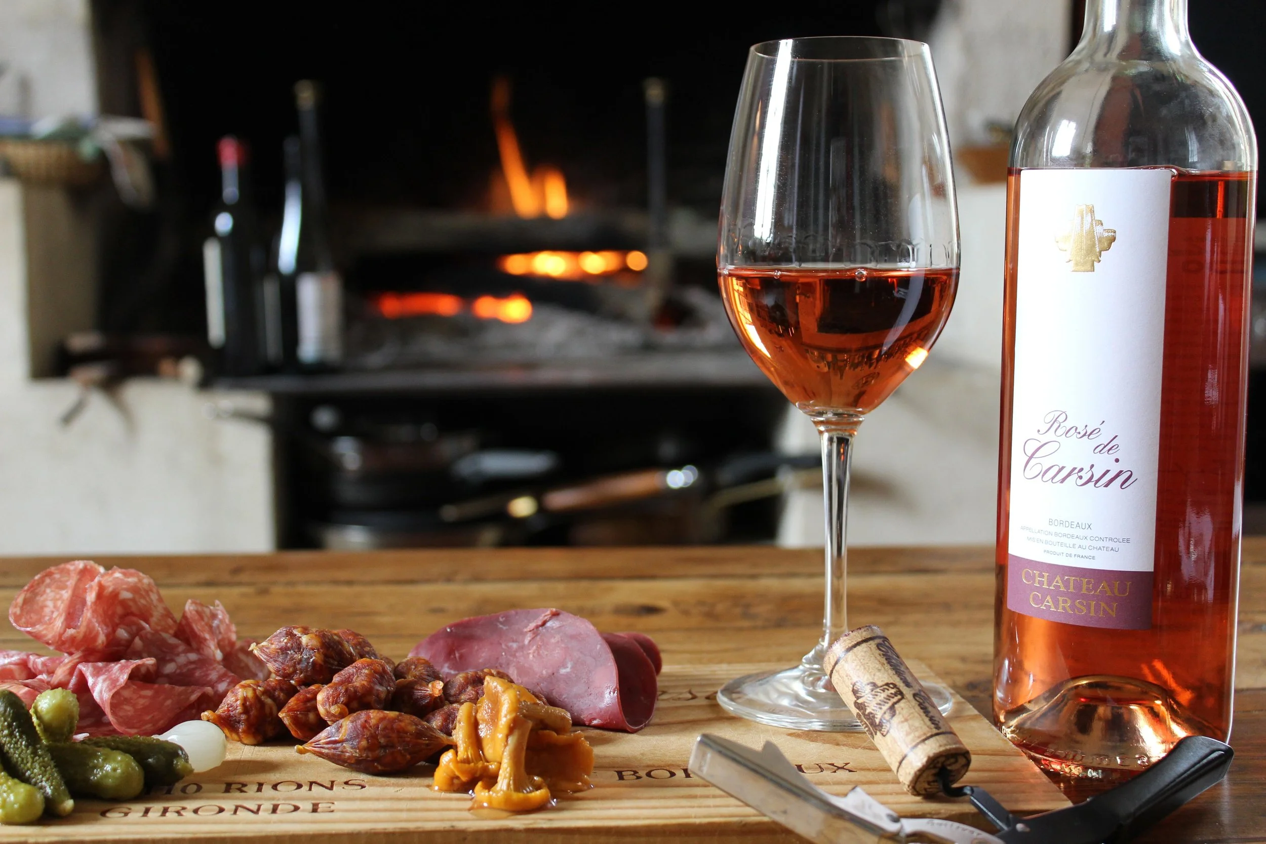 Rosé & charcuterie = <3