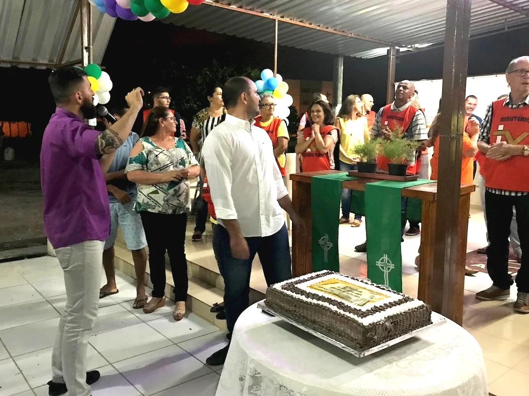 Bishop Mario, Minister Rodrigo and the leadership of the Prison Church.